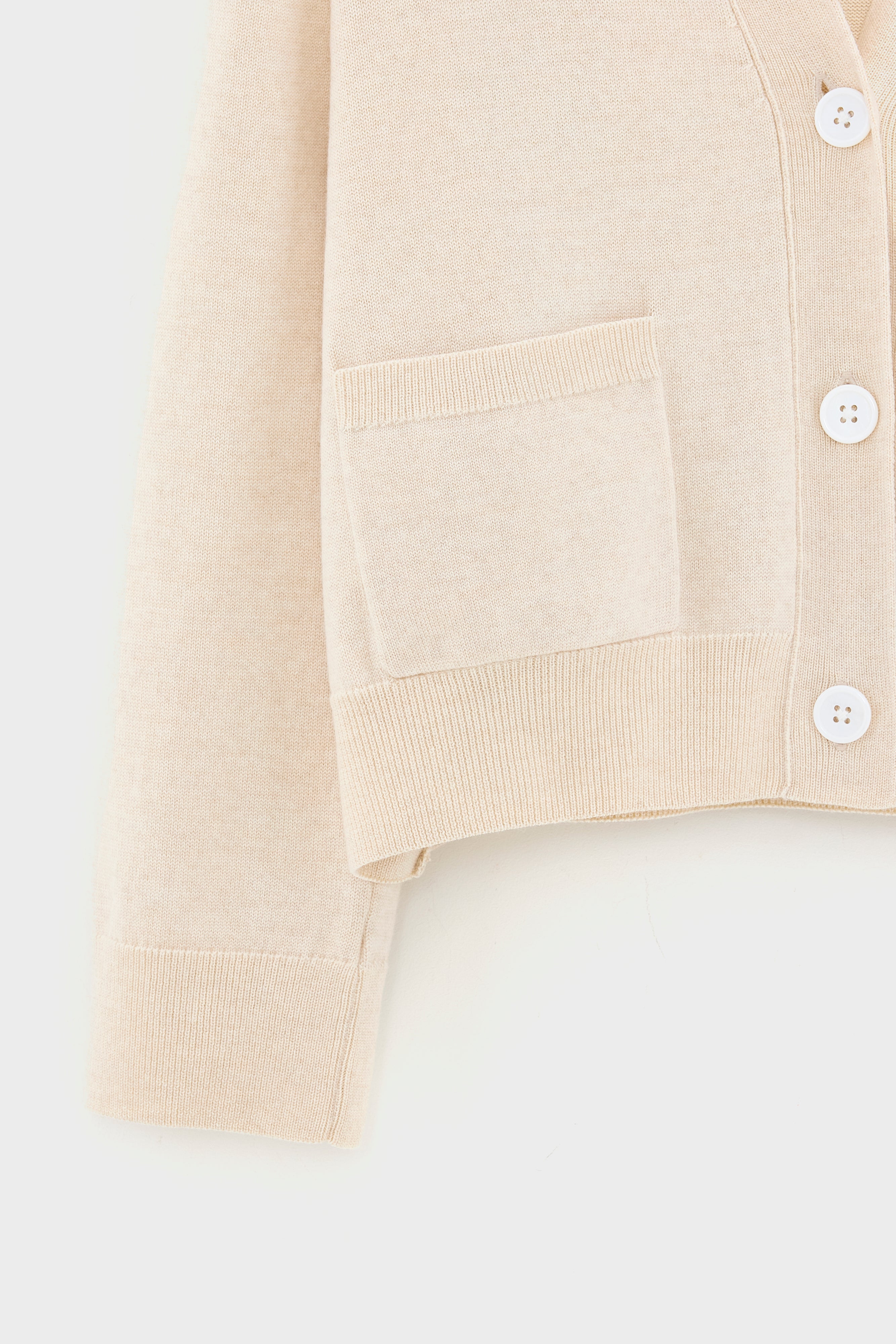 Gakkin v-neck cardigan (251 / W / OATMEAL)