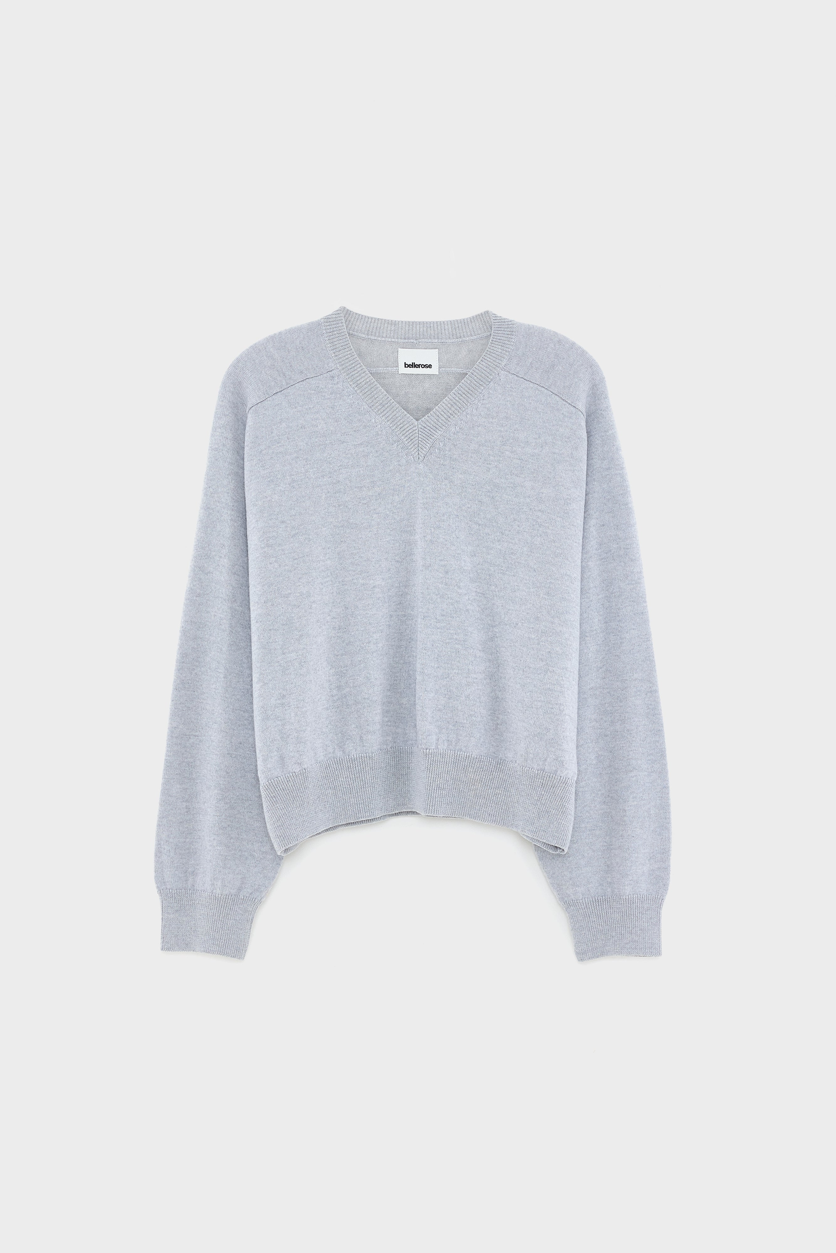 Gakor v-neck sweater (251 / W / H. GREY)
