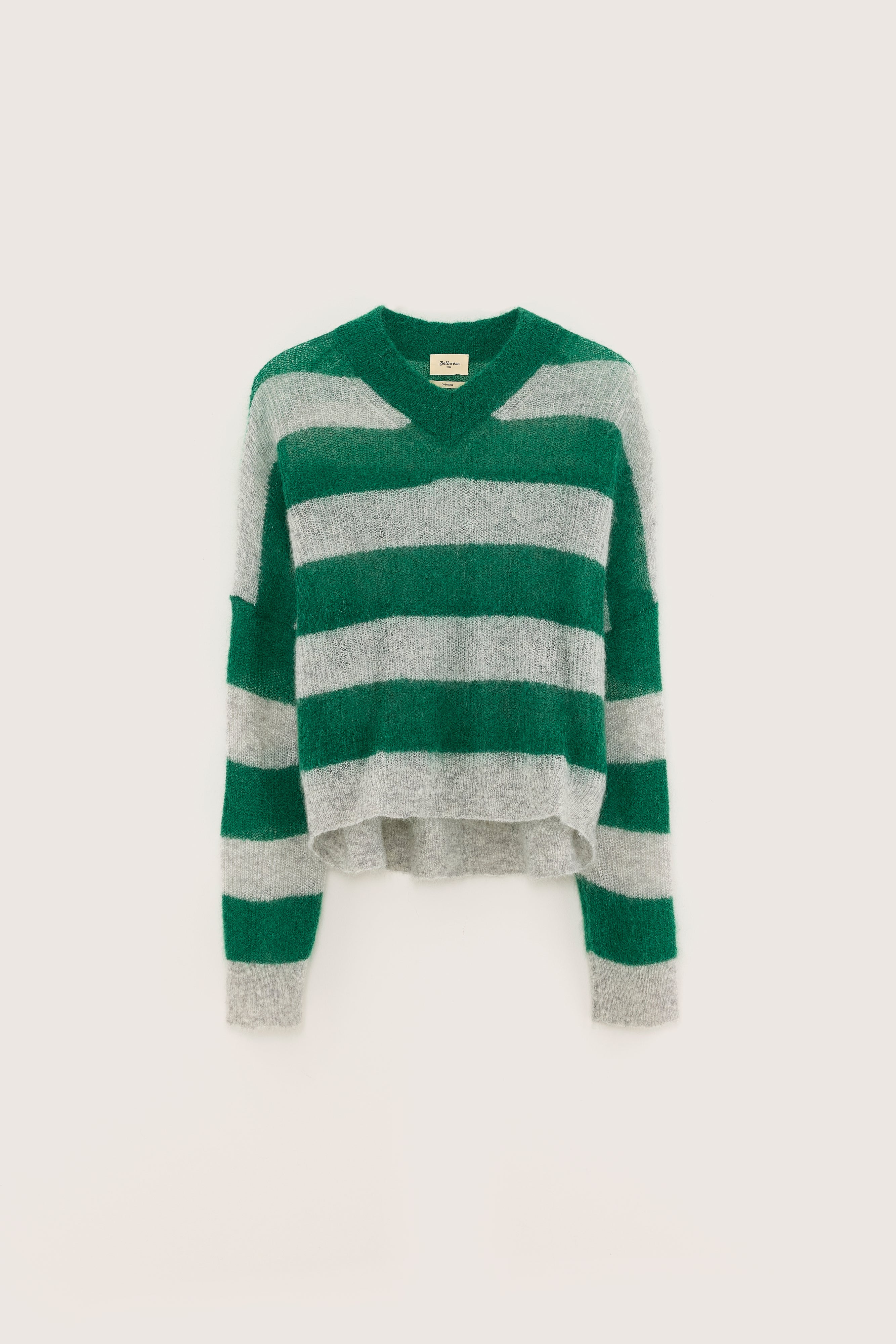 Pull col V Arcy (251 / W / STRIPE A)