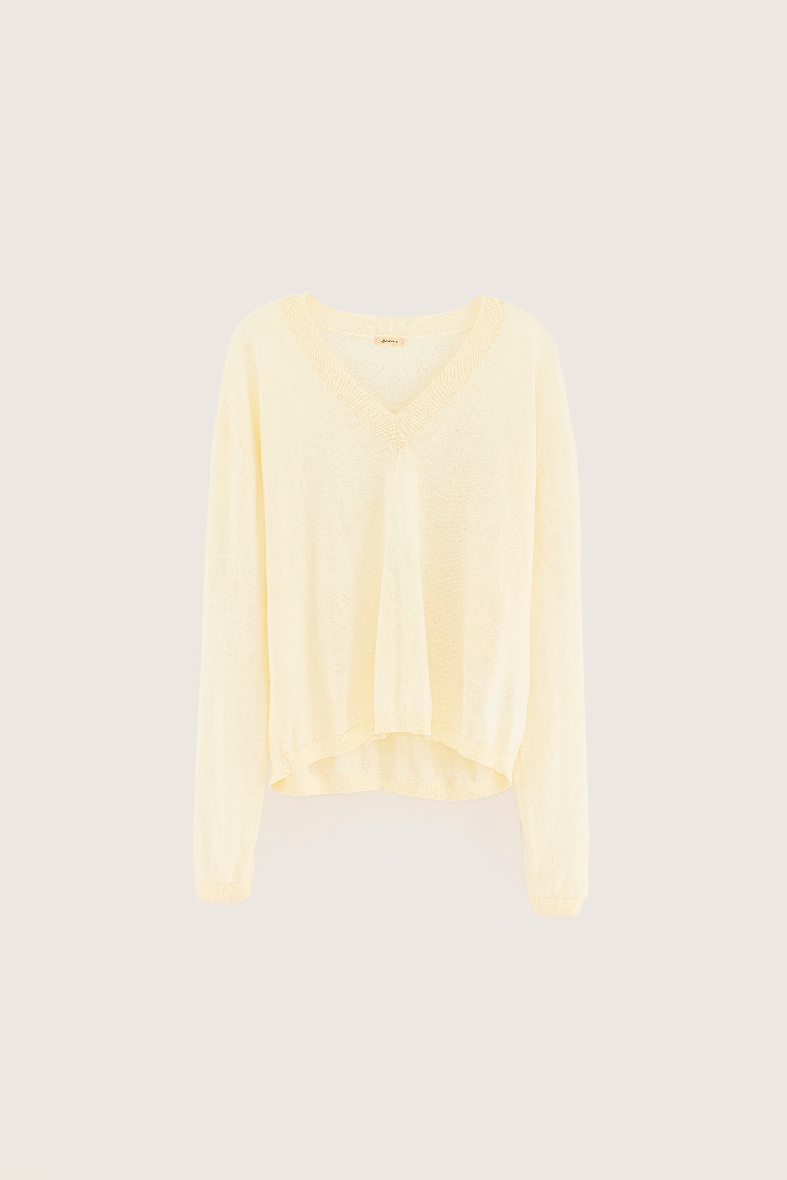 Pull col V Alima (251 / W / SEAFOAM)