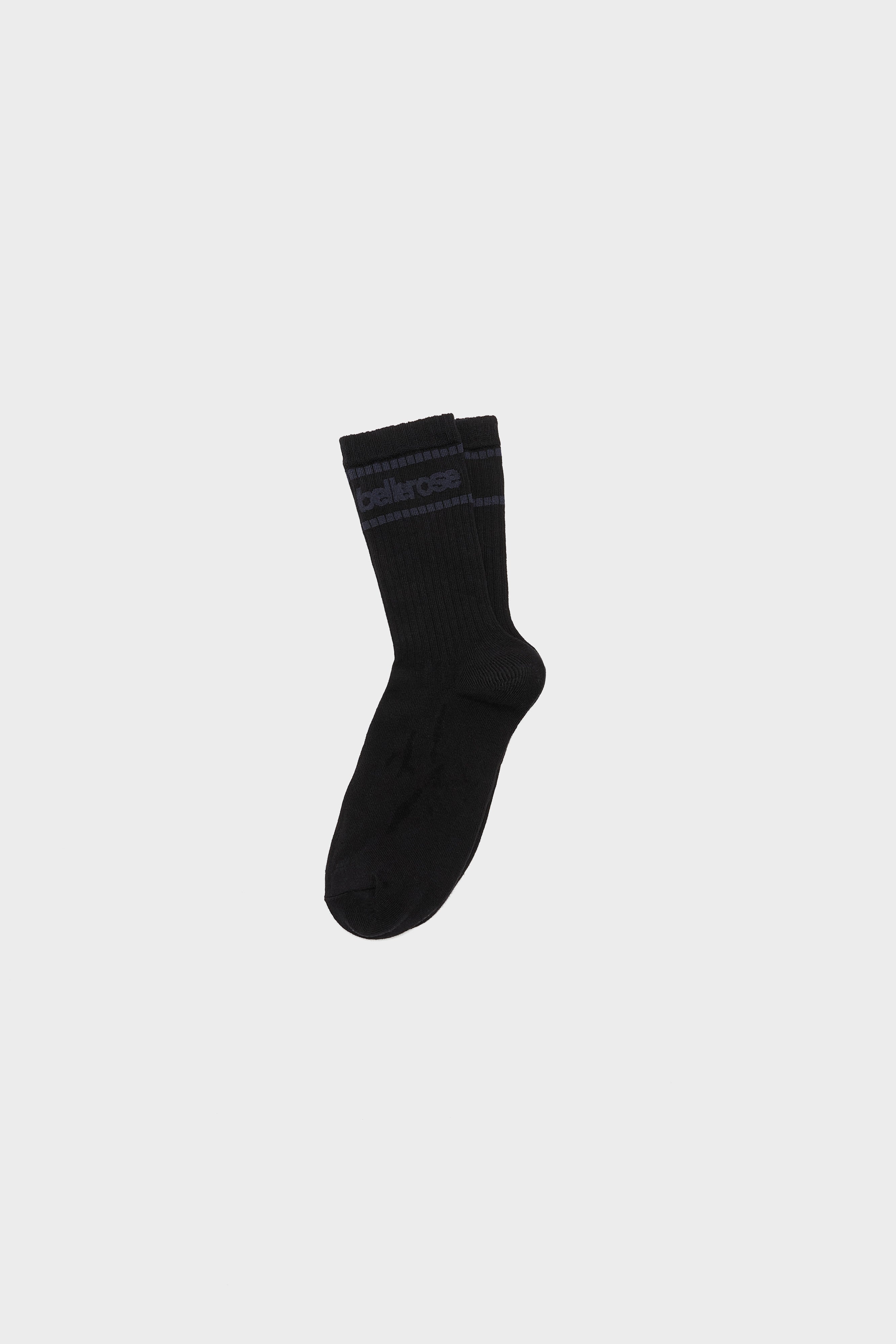 Vrel Crew Socks - Black / Deep blue For Unisex | Bellerose