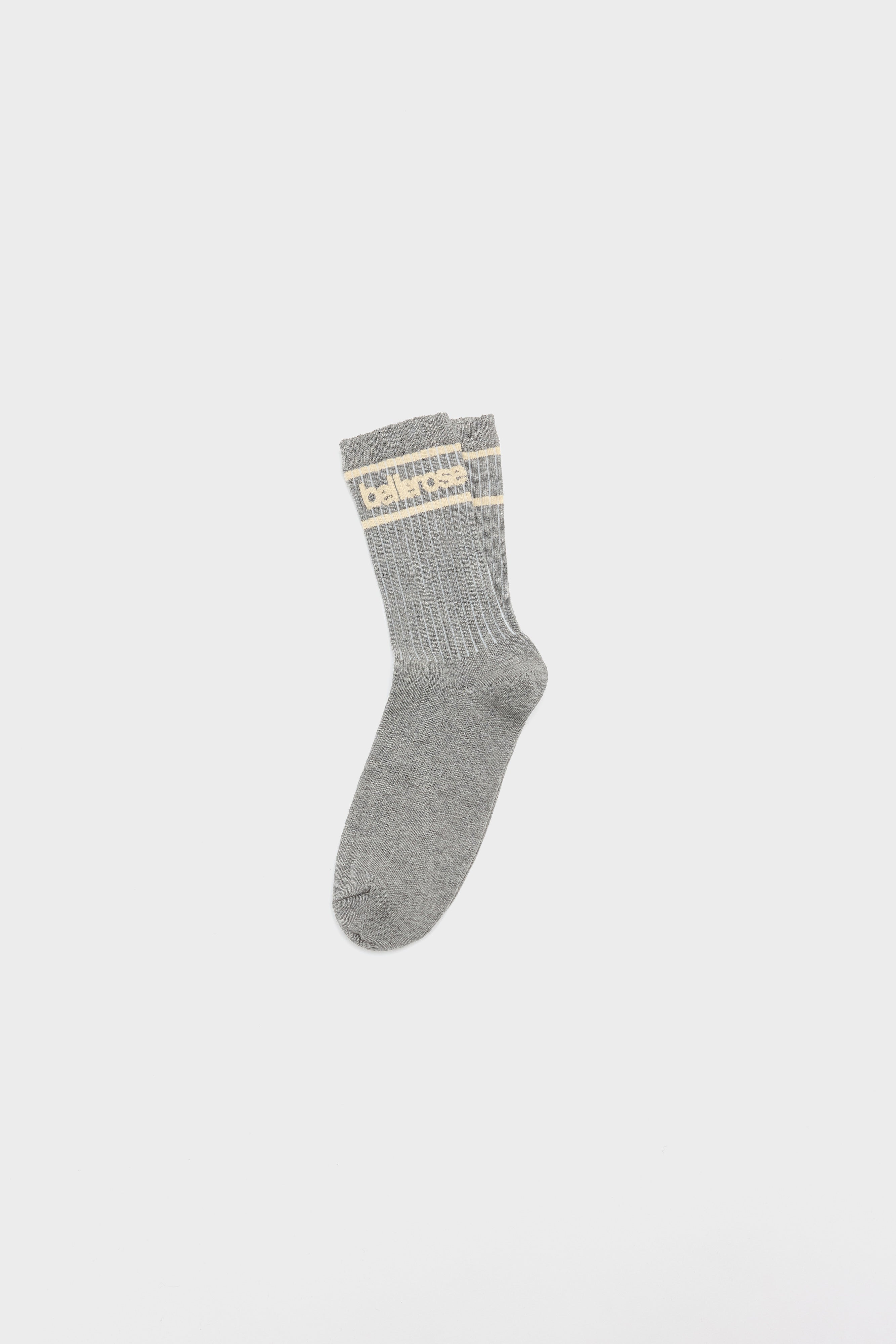 Vrel Crew Socks - H. grey / Swan For Unisex | Bellerose