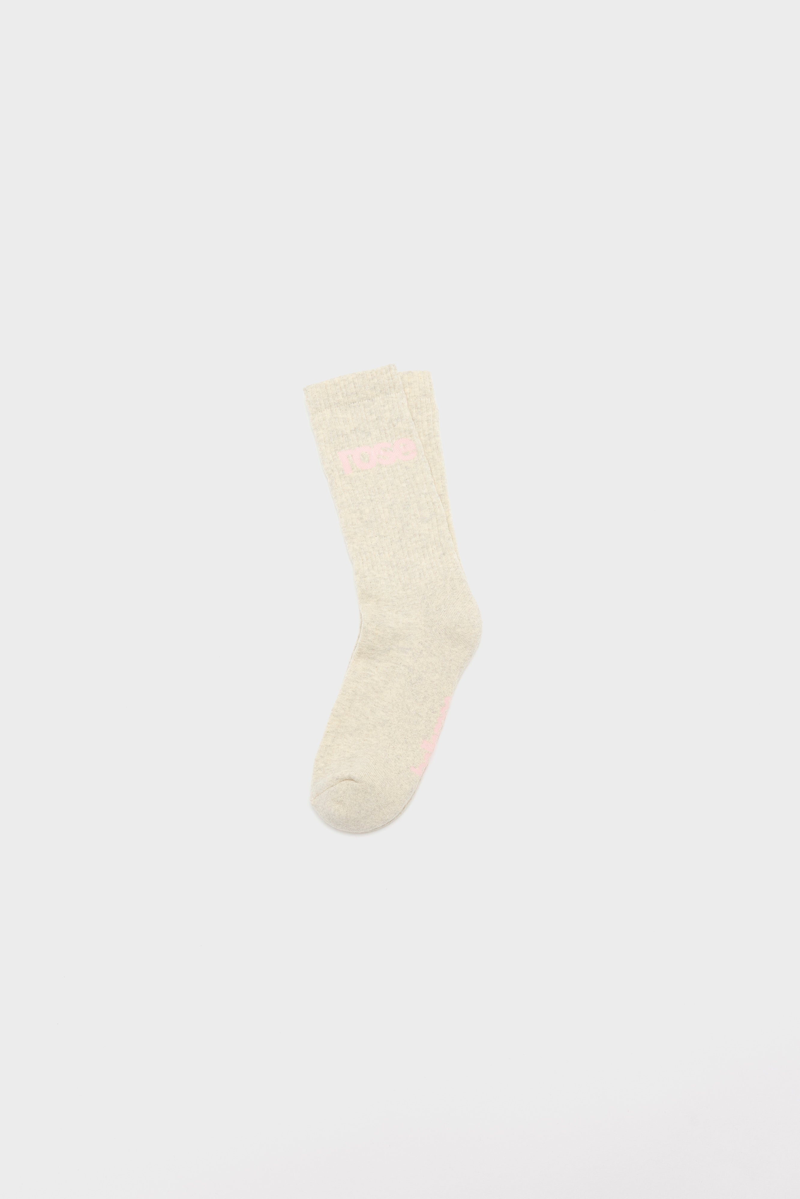 Vem Crew Socks - Oyster For Unisex | Bellerose
