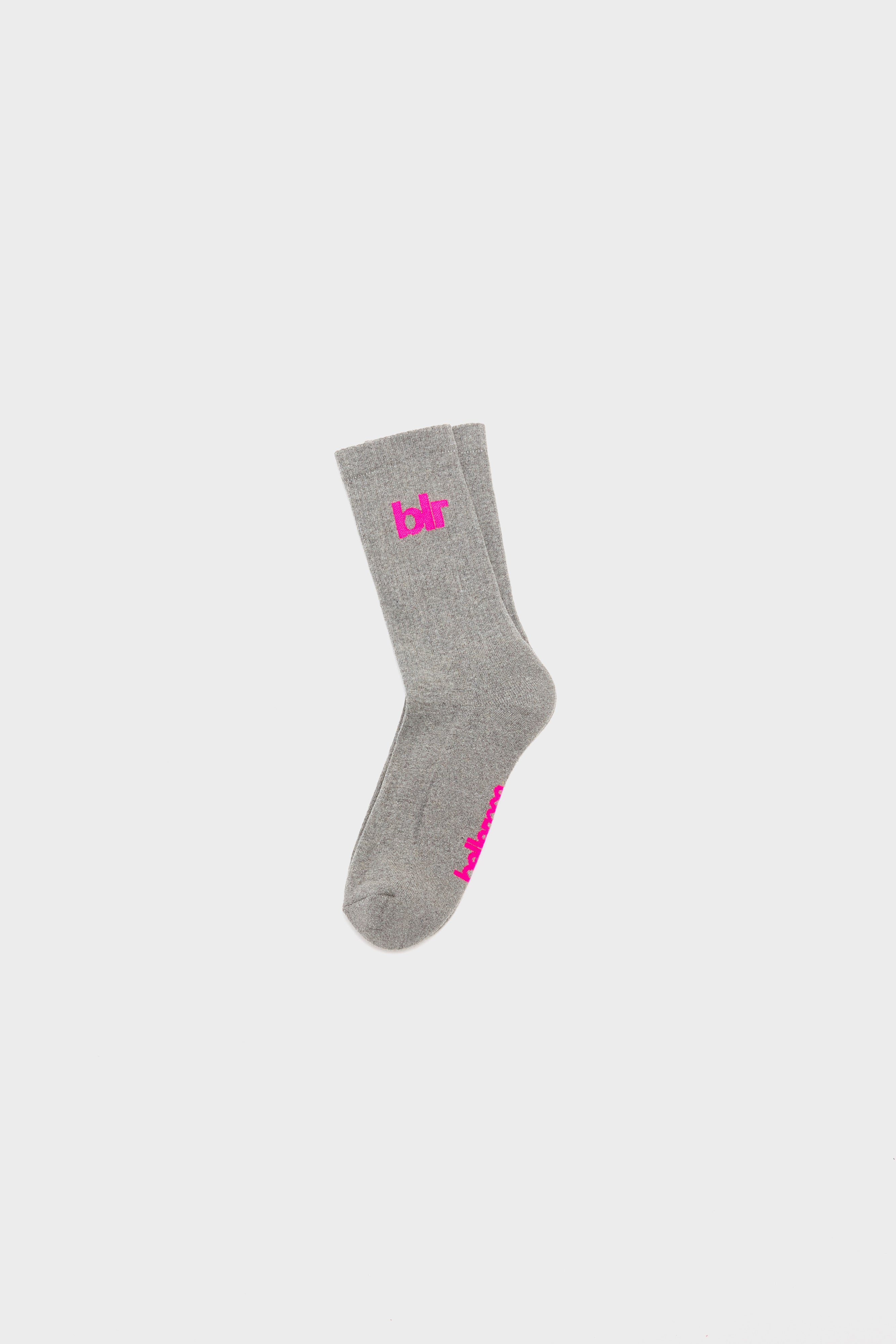 Vem Crew Socks - Mid grey For Unisex | Bellerose