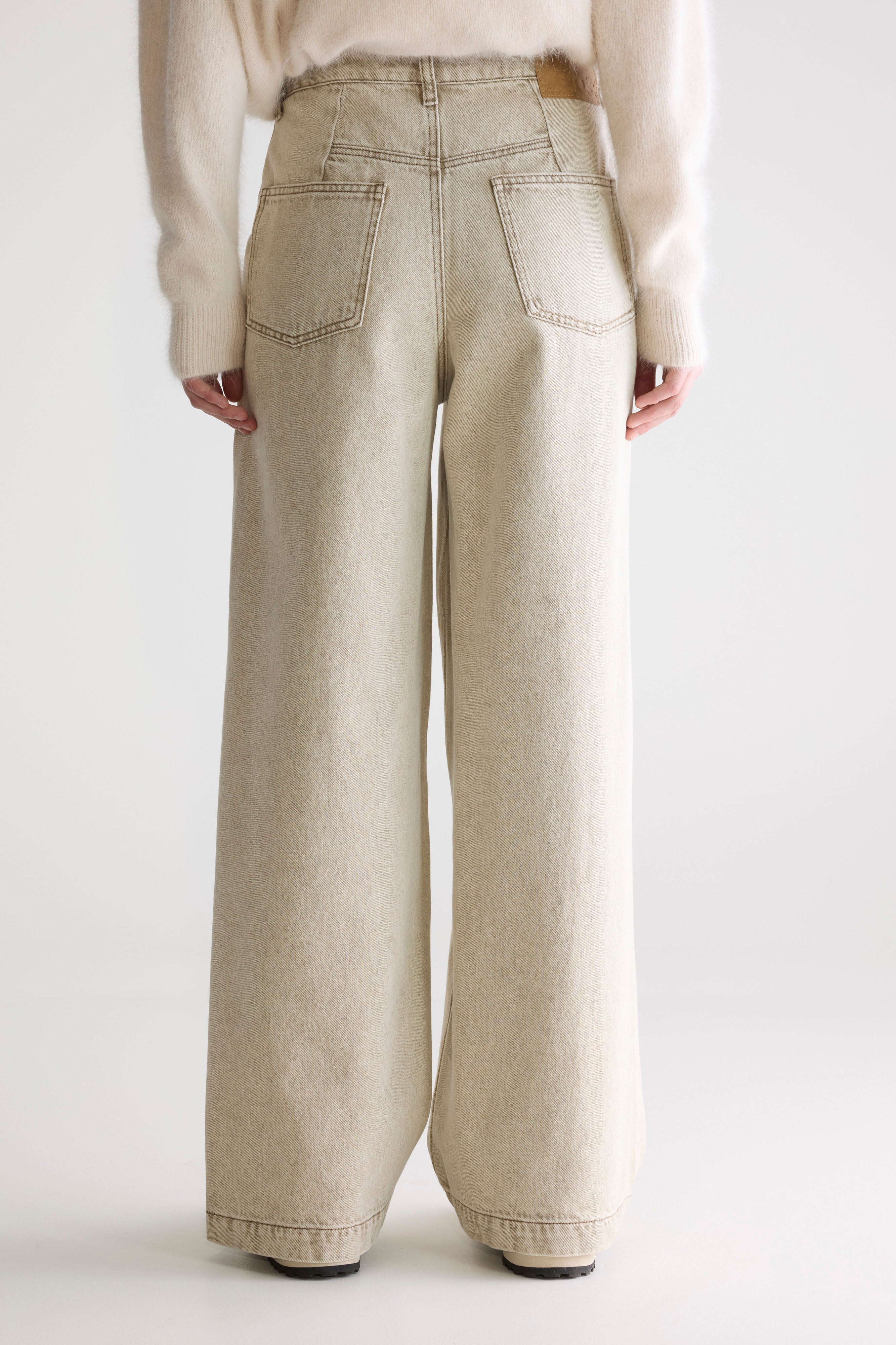 Denim N. 62 Wide Jeans - Beige snow For Women | Bellerose