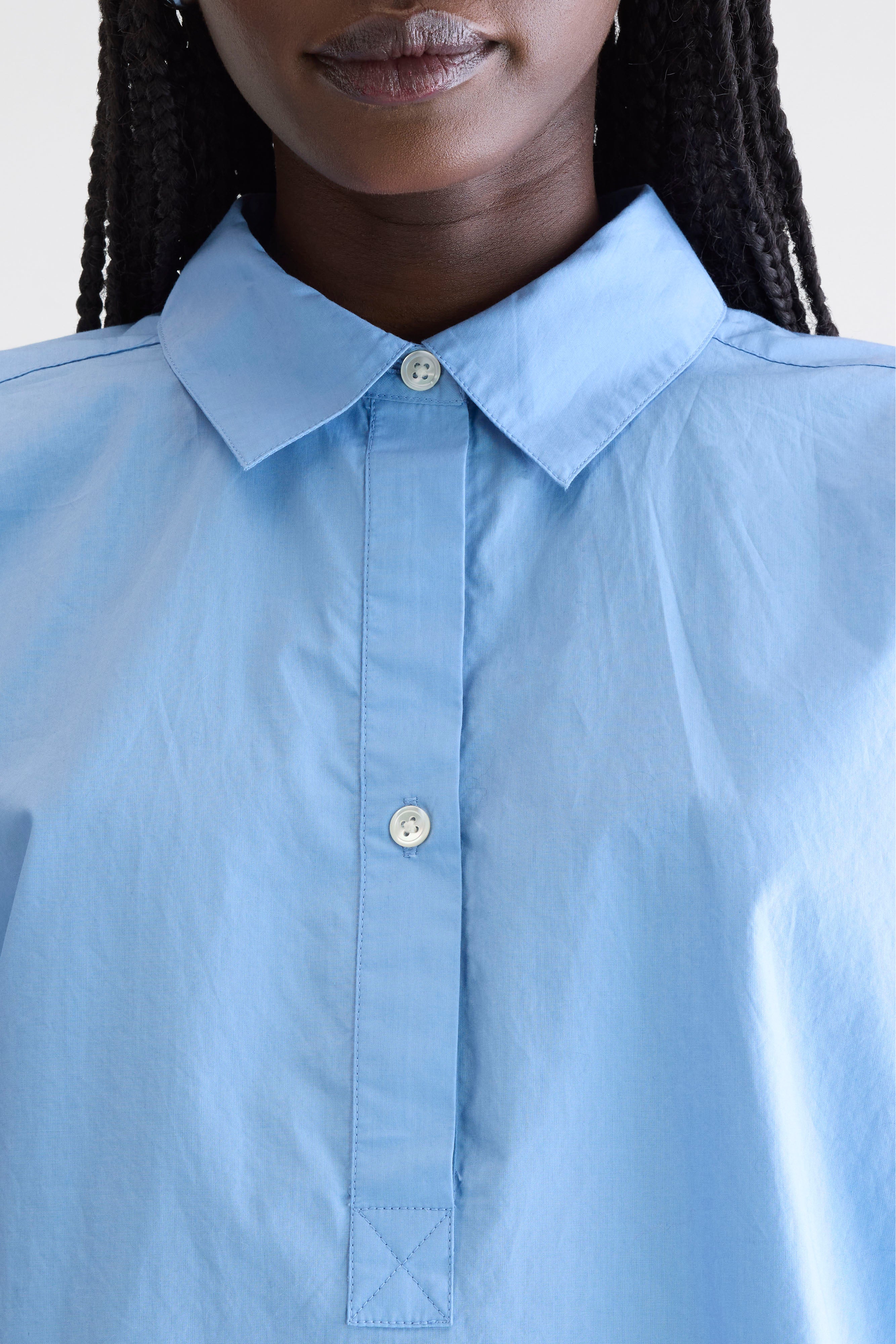 Cairn Short-sleeve Shirt - Blue shirt For Women | Bellerose