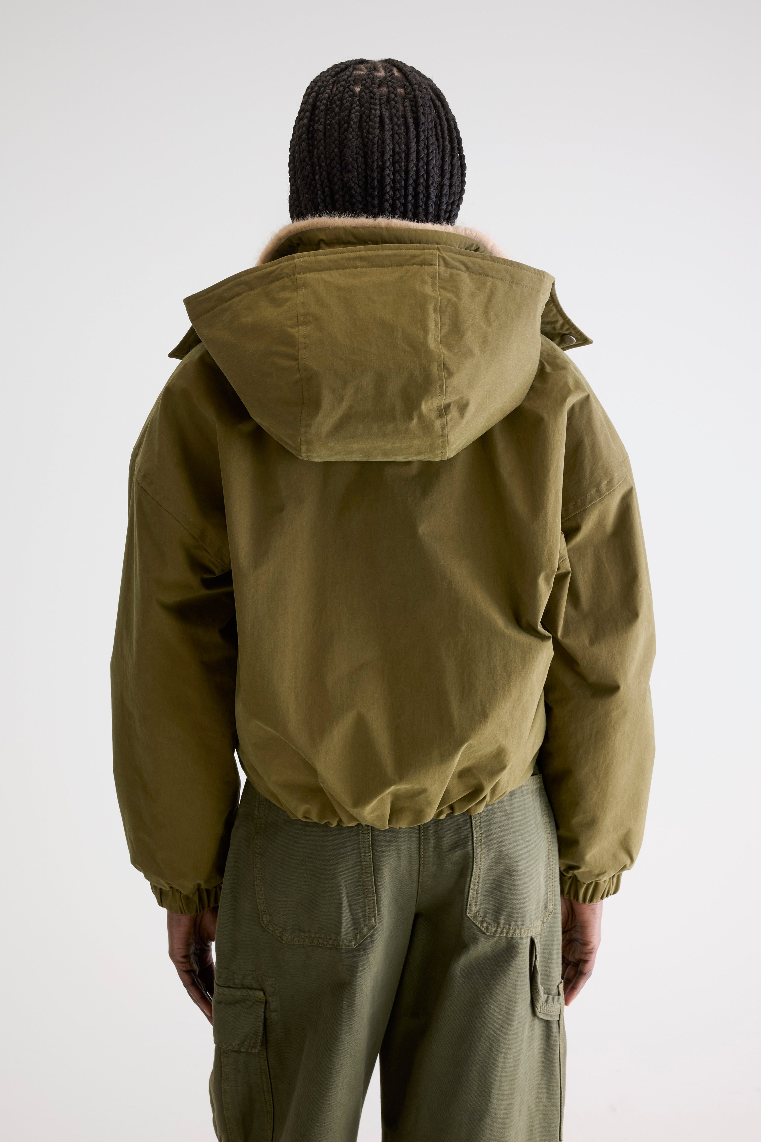 Herna cropped jacket (252 / W / MILITARY)
