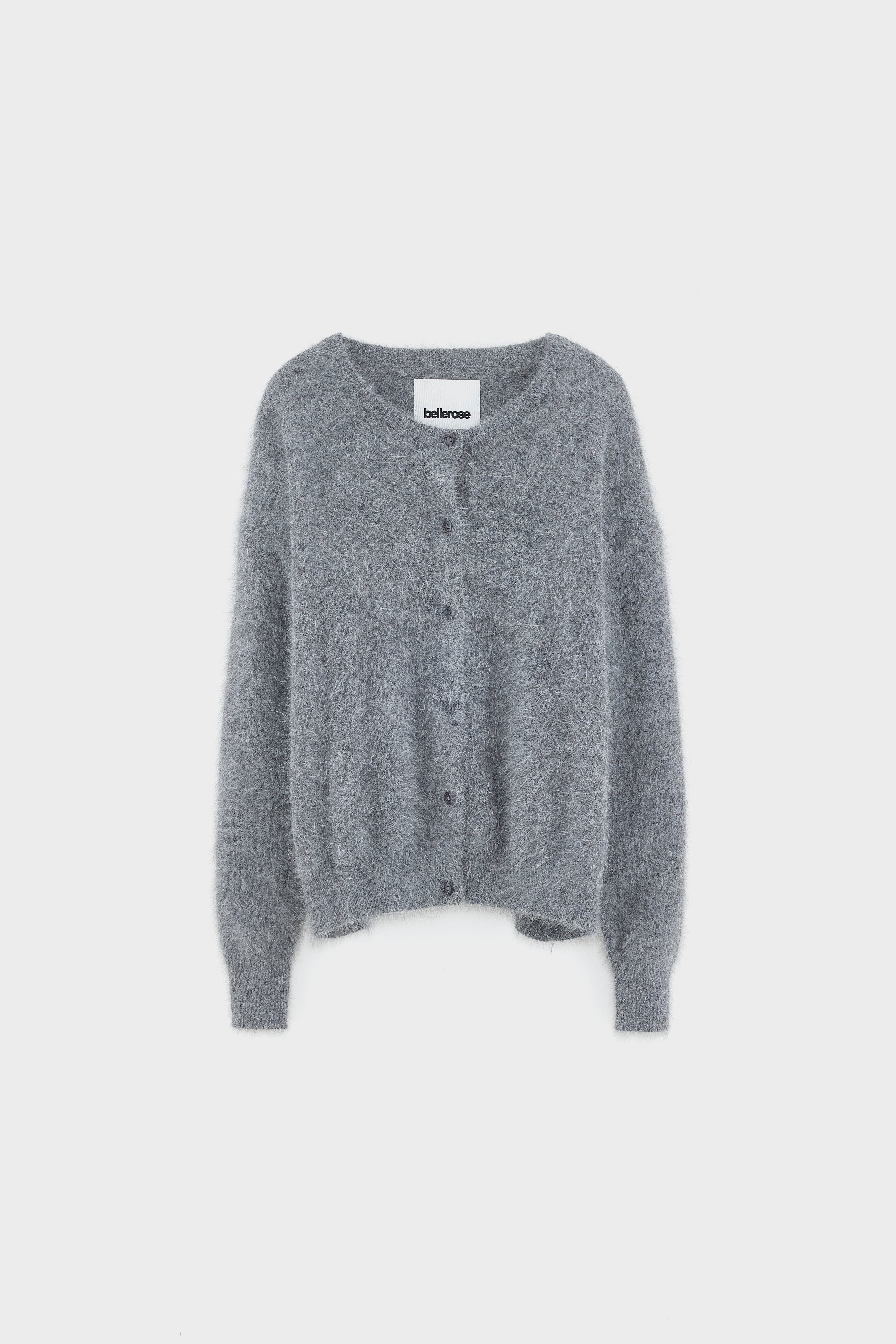 Dathan angora-blend cardigan (252 / W / MID GREY)