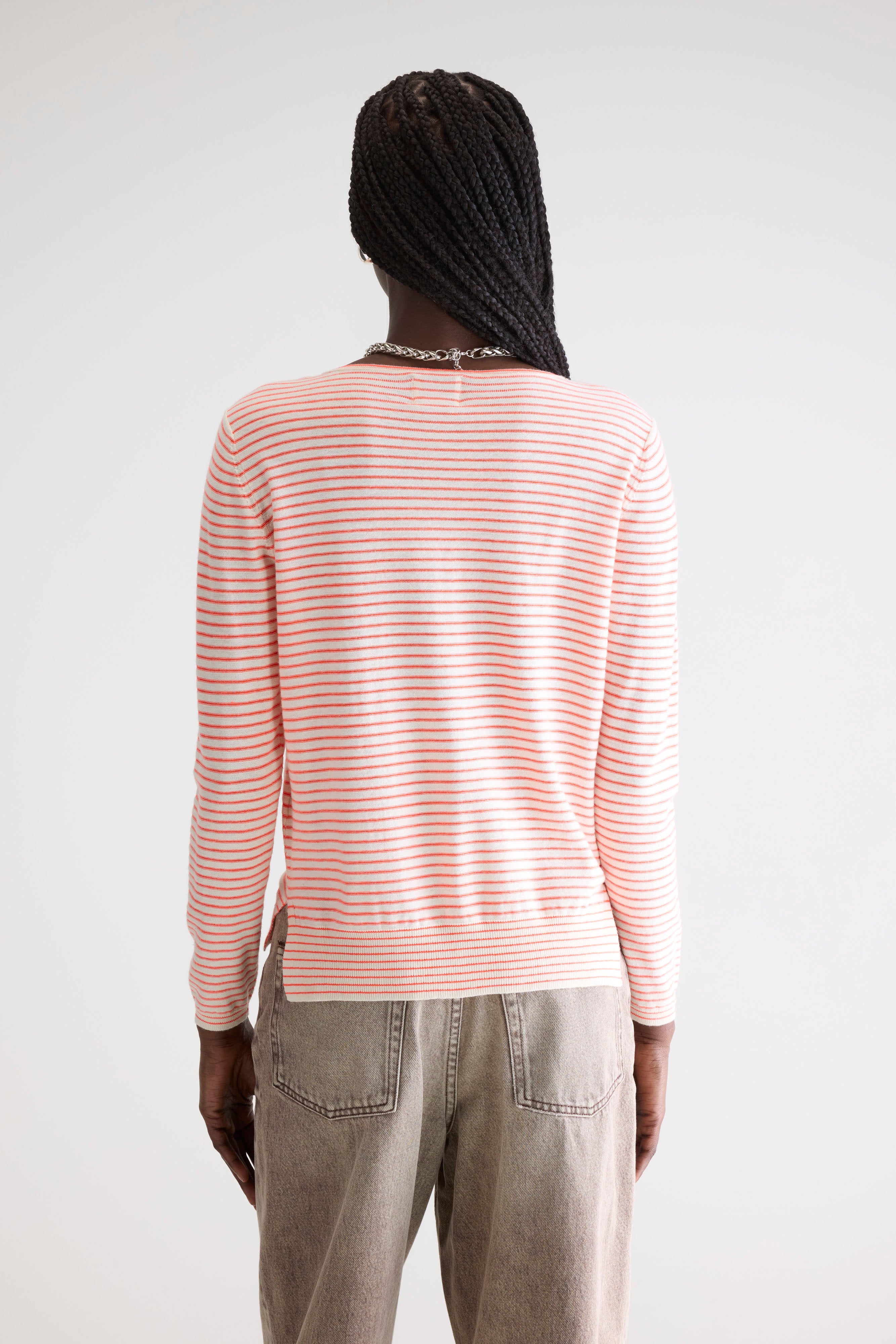 Gop Boatneck Sweater - Meteora / Whisper For Women | Bellerose