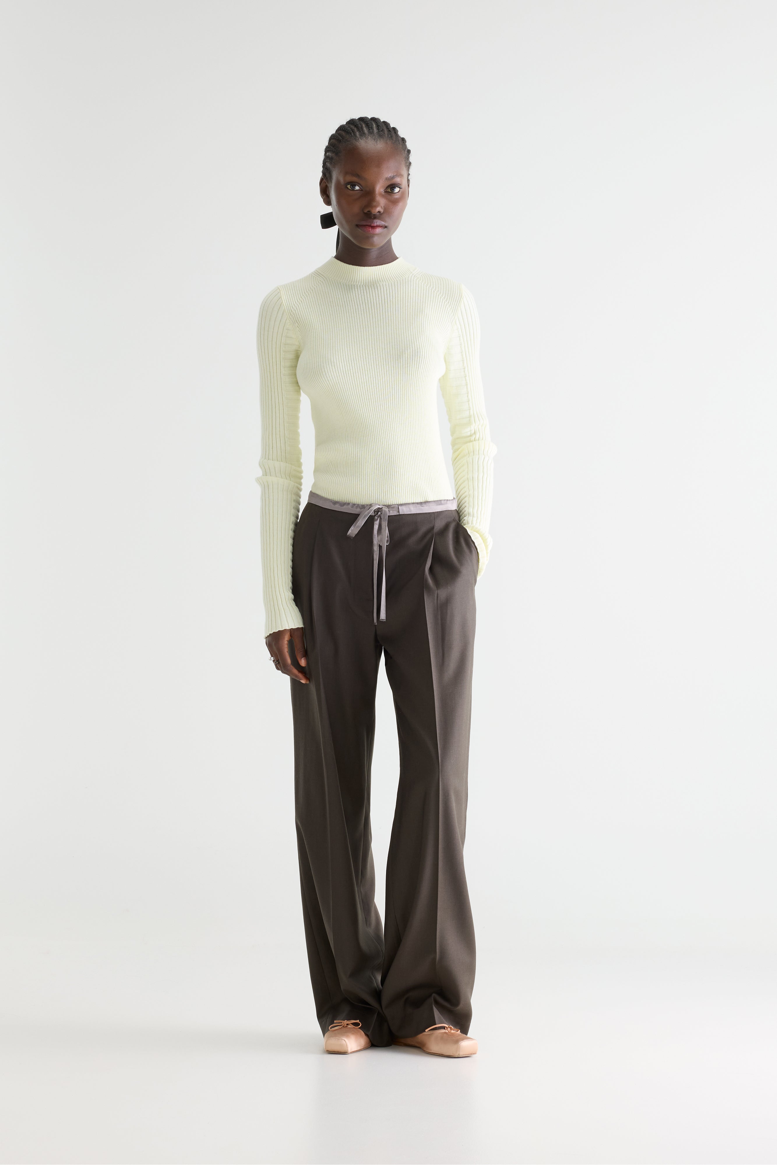 Vestal Regular Trousers - Dark roast For Women | Bellerose