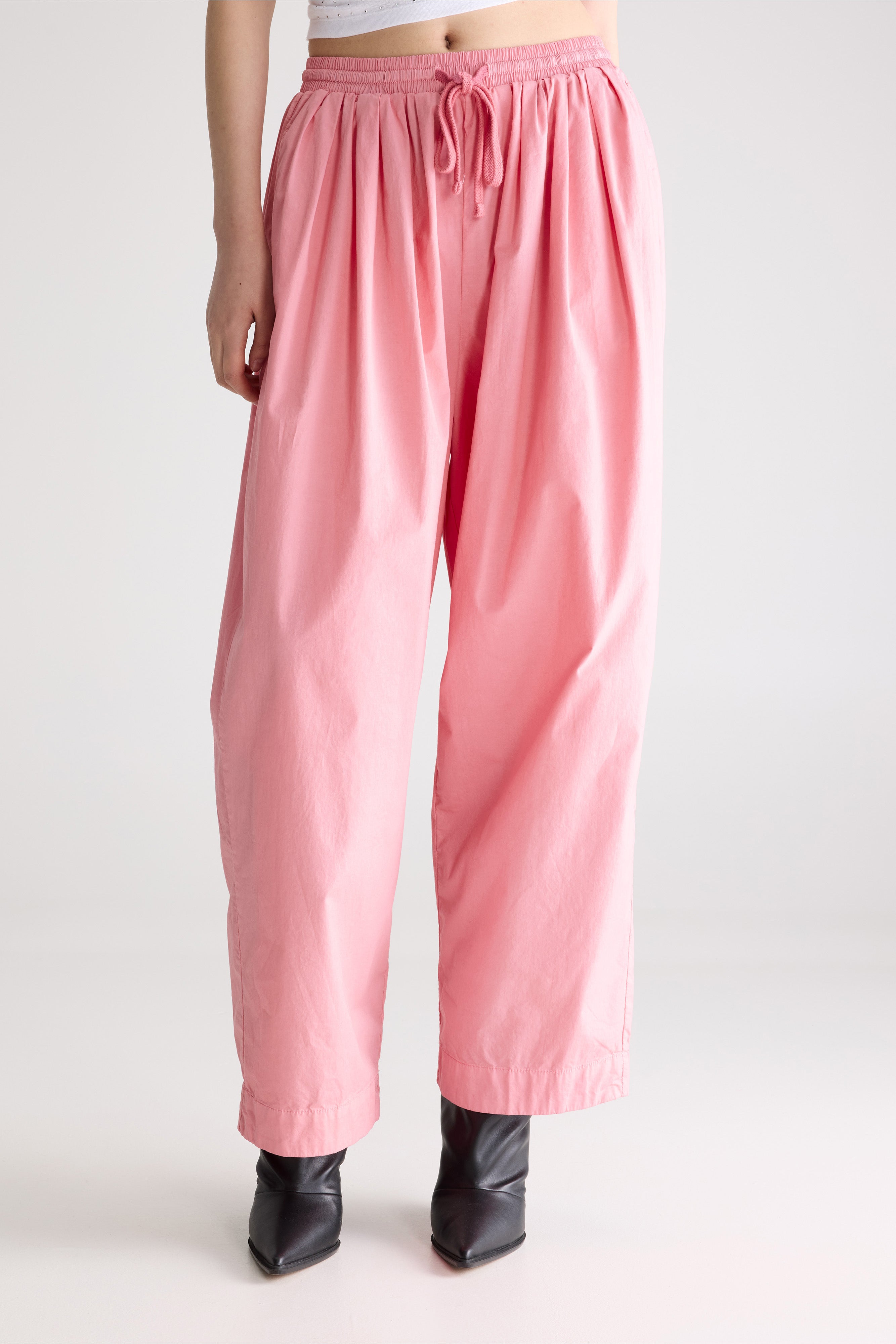 Whisper Cropped Trousers - Geranium For Women | Bellerose