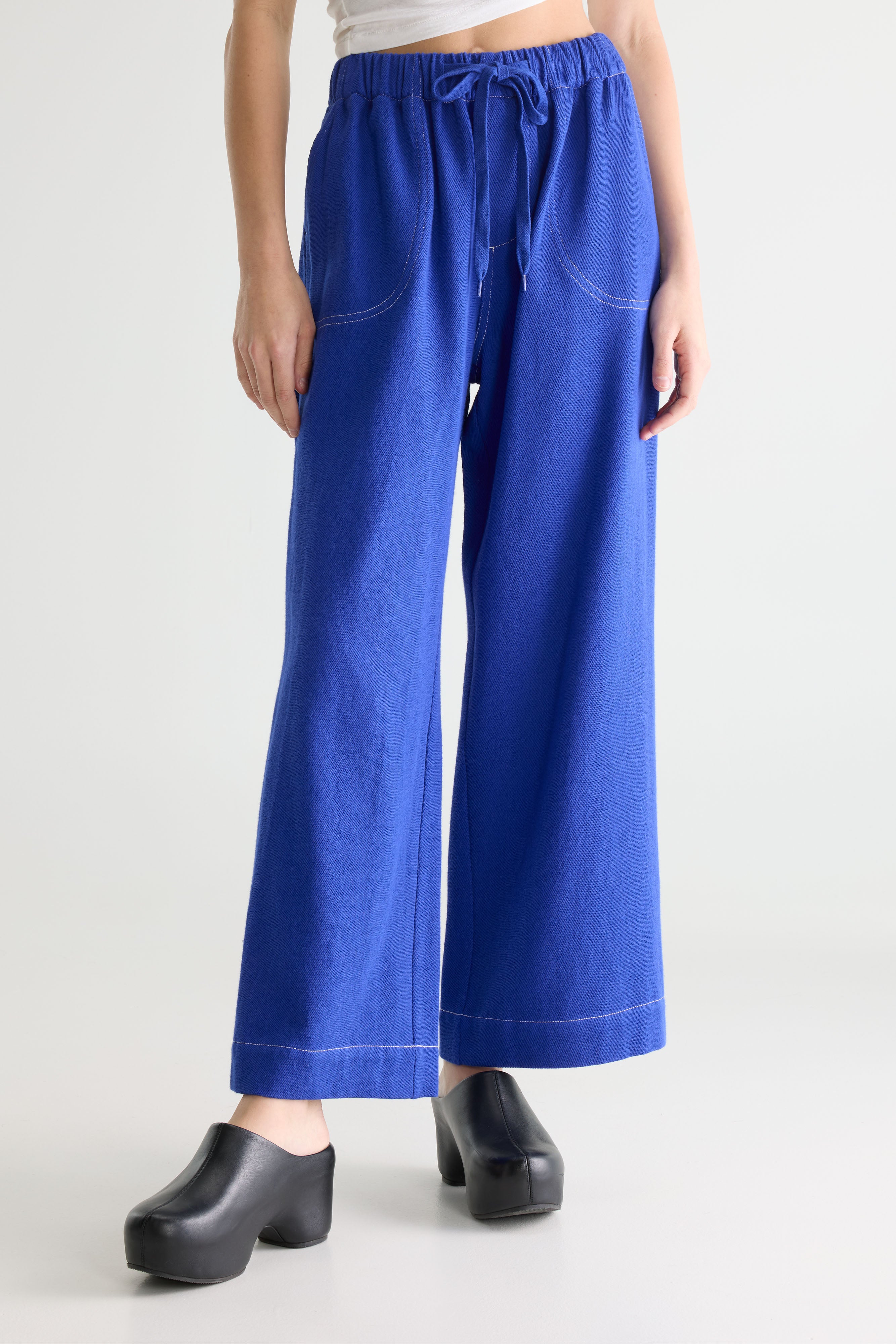 Juna Relaxed Trousers - Lazuli For Women | Bellerose