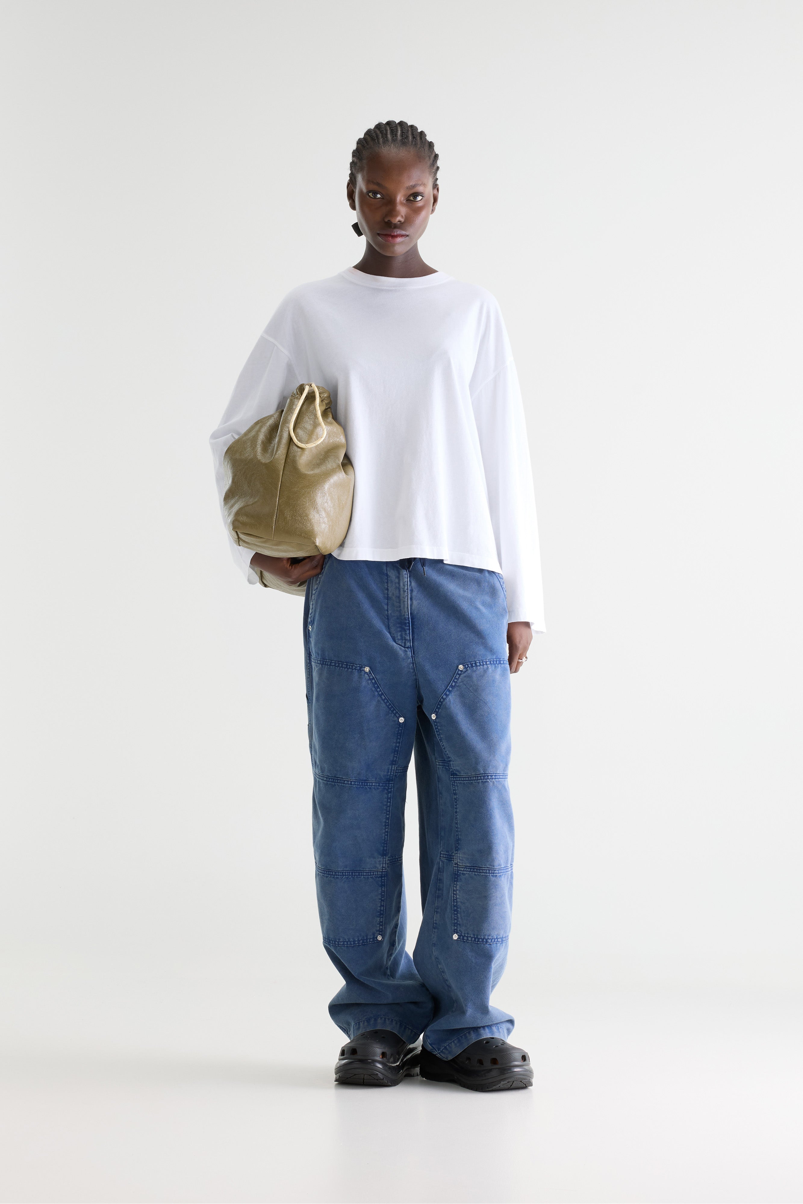 Phantom Wide Trousers - Worker For Women | Bellerose
