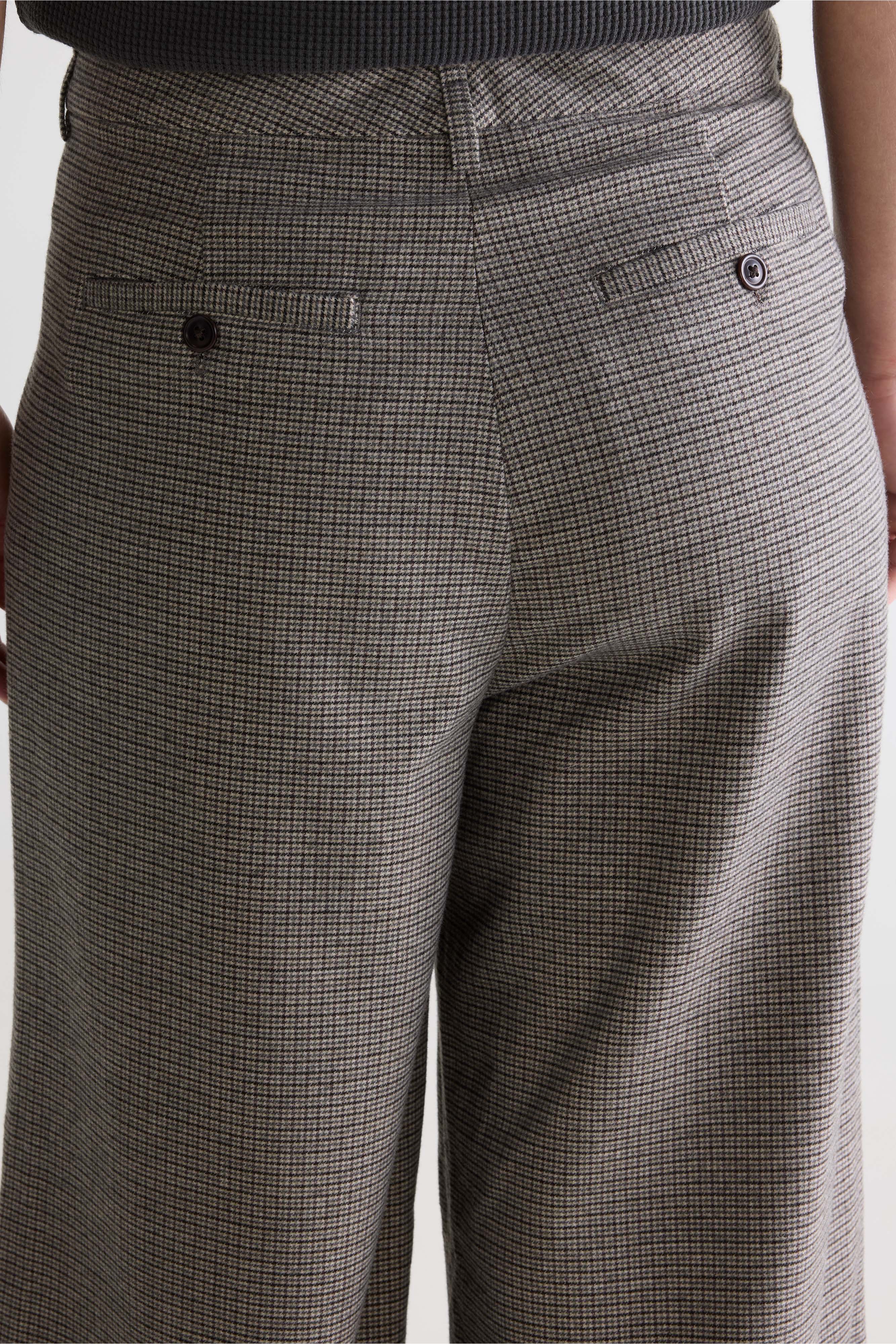 Volkert wide tailored trousers (261 / W / CHECK A)