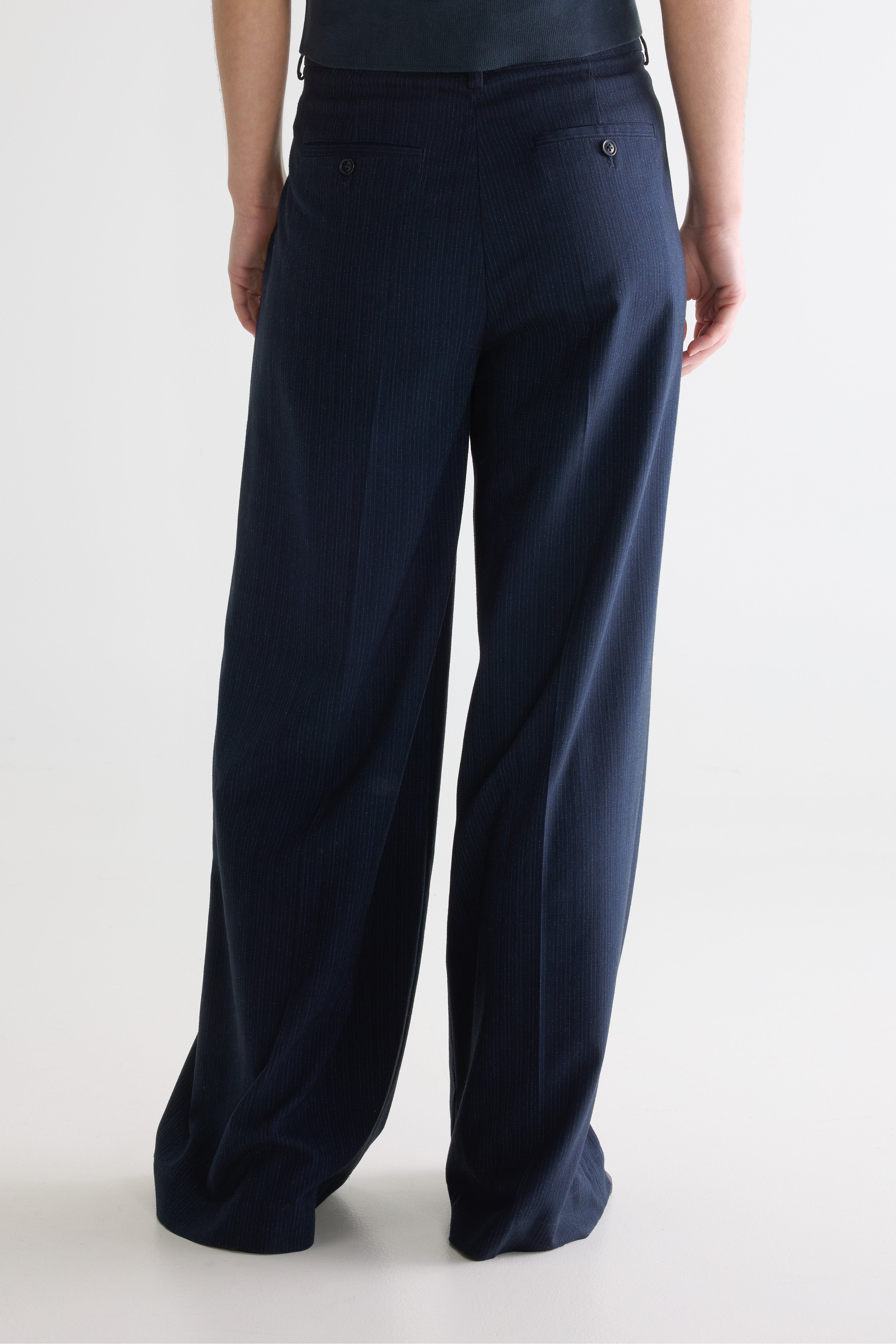 Volkert wide tailored trousers (261 / W / STRIPE A)