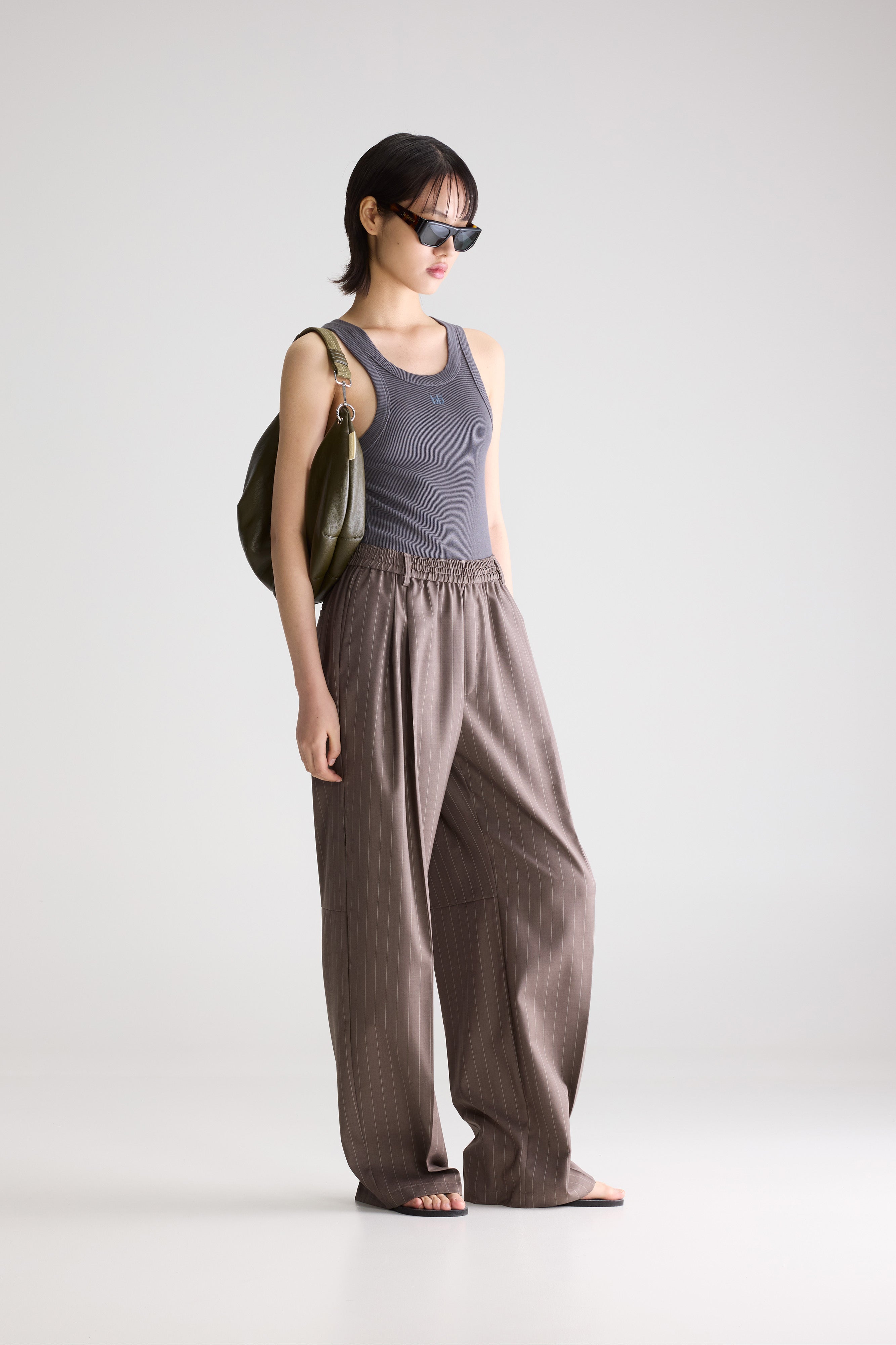 Jilo Tapered Trousers - Ecru / Latte For Women | Bellerose