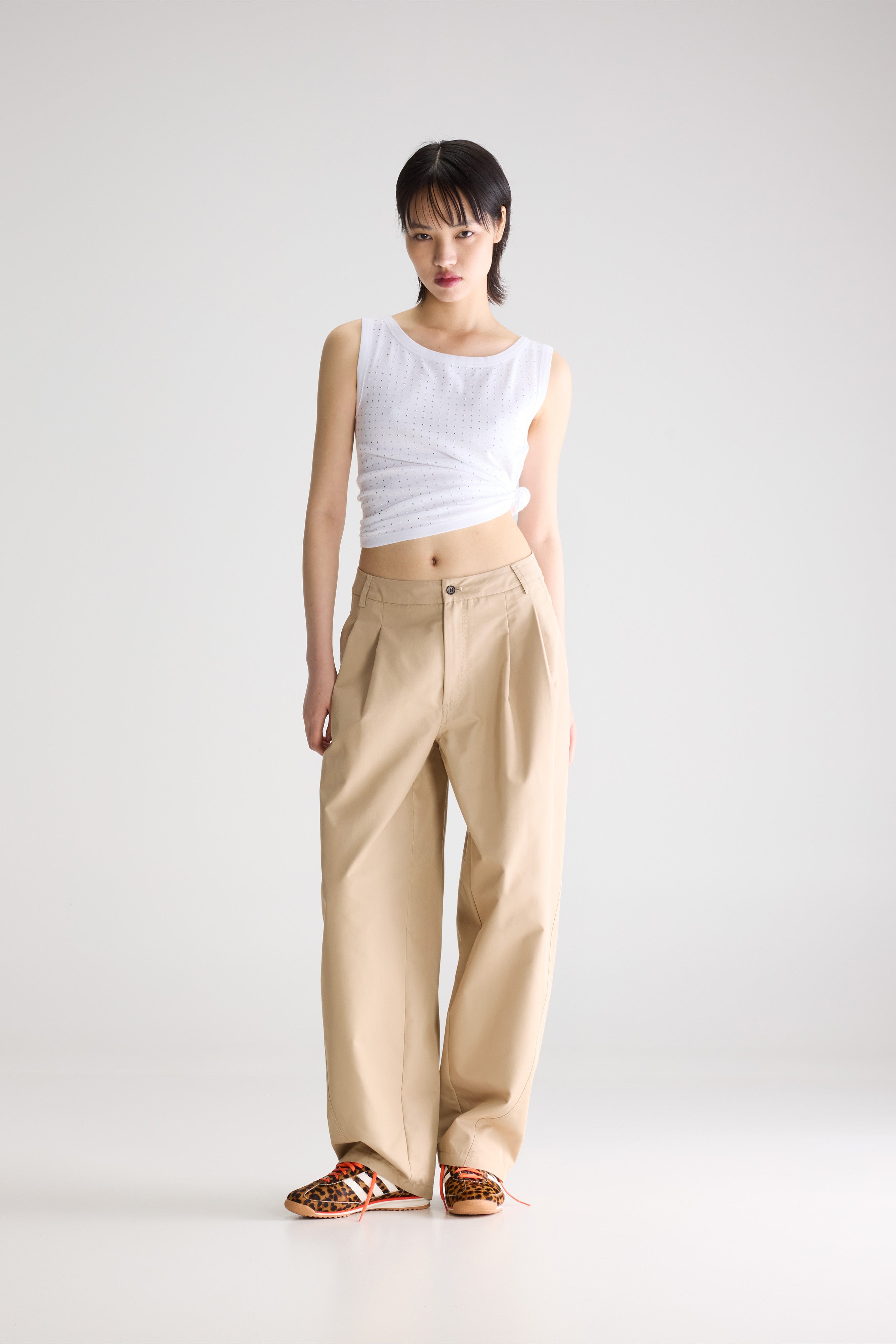 Jimi Tapered Trousers - Clay For Women | Bellerose