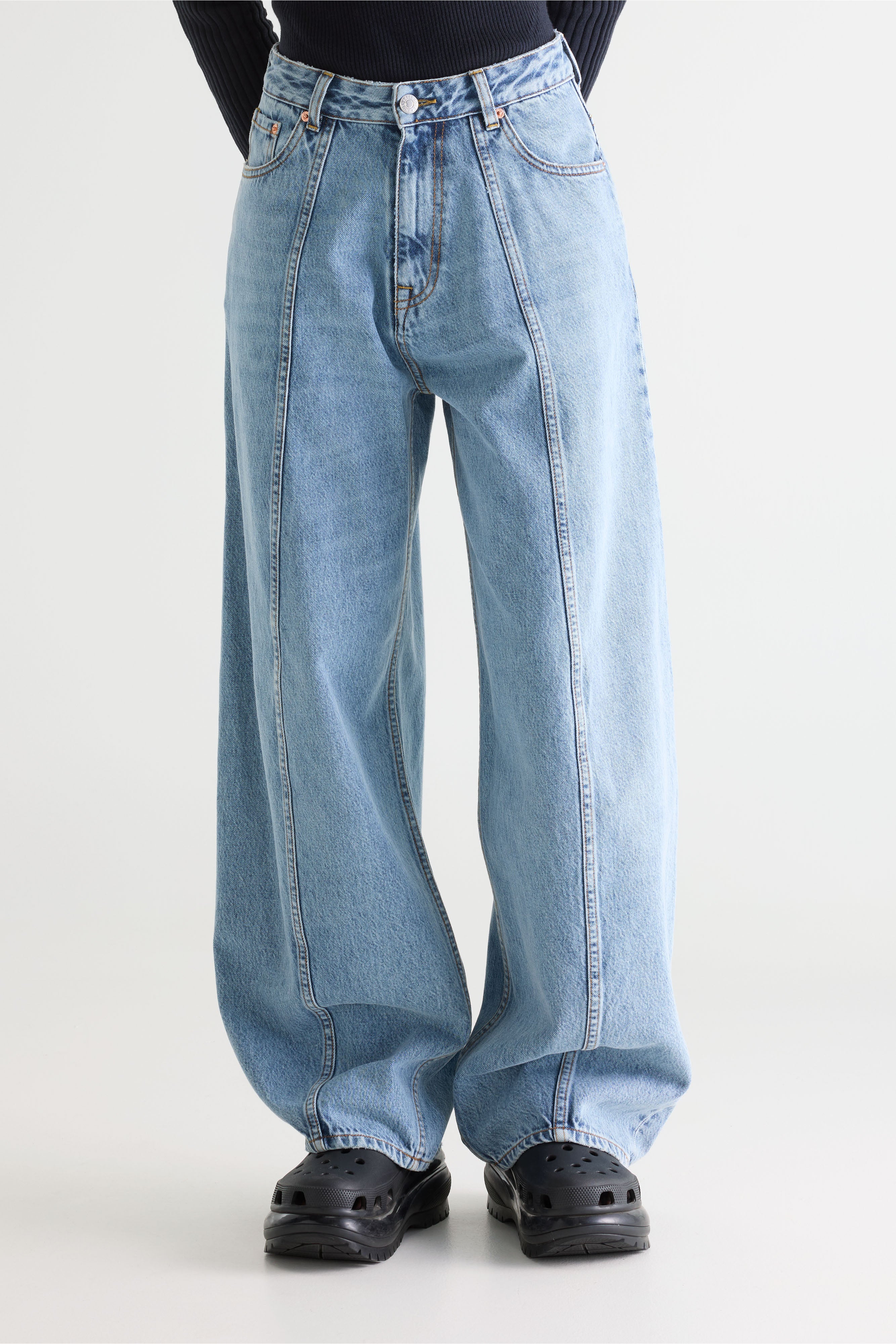 Denim N. 83 Balloon Jeans - Used lt blue For Women | Bellerose