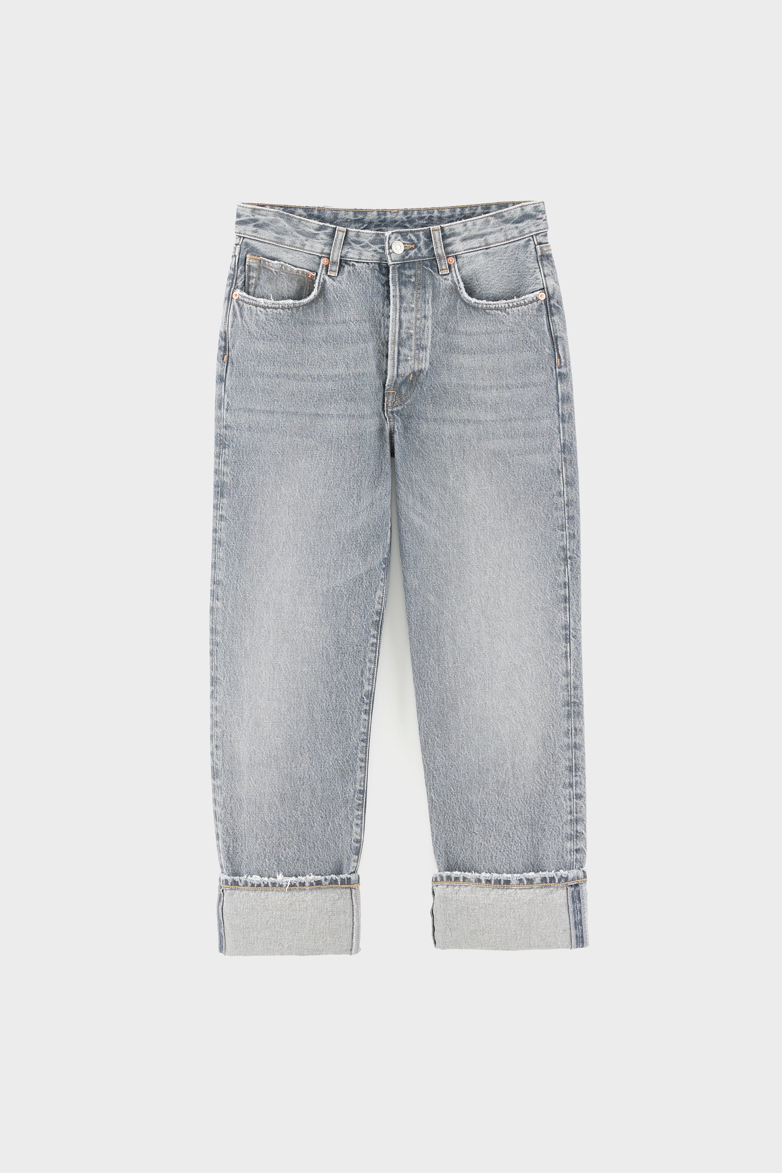 Denim N. 46 wijde jeans (261 / W / USED GREY)