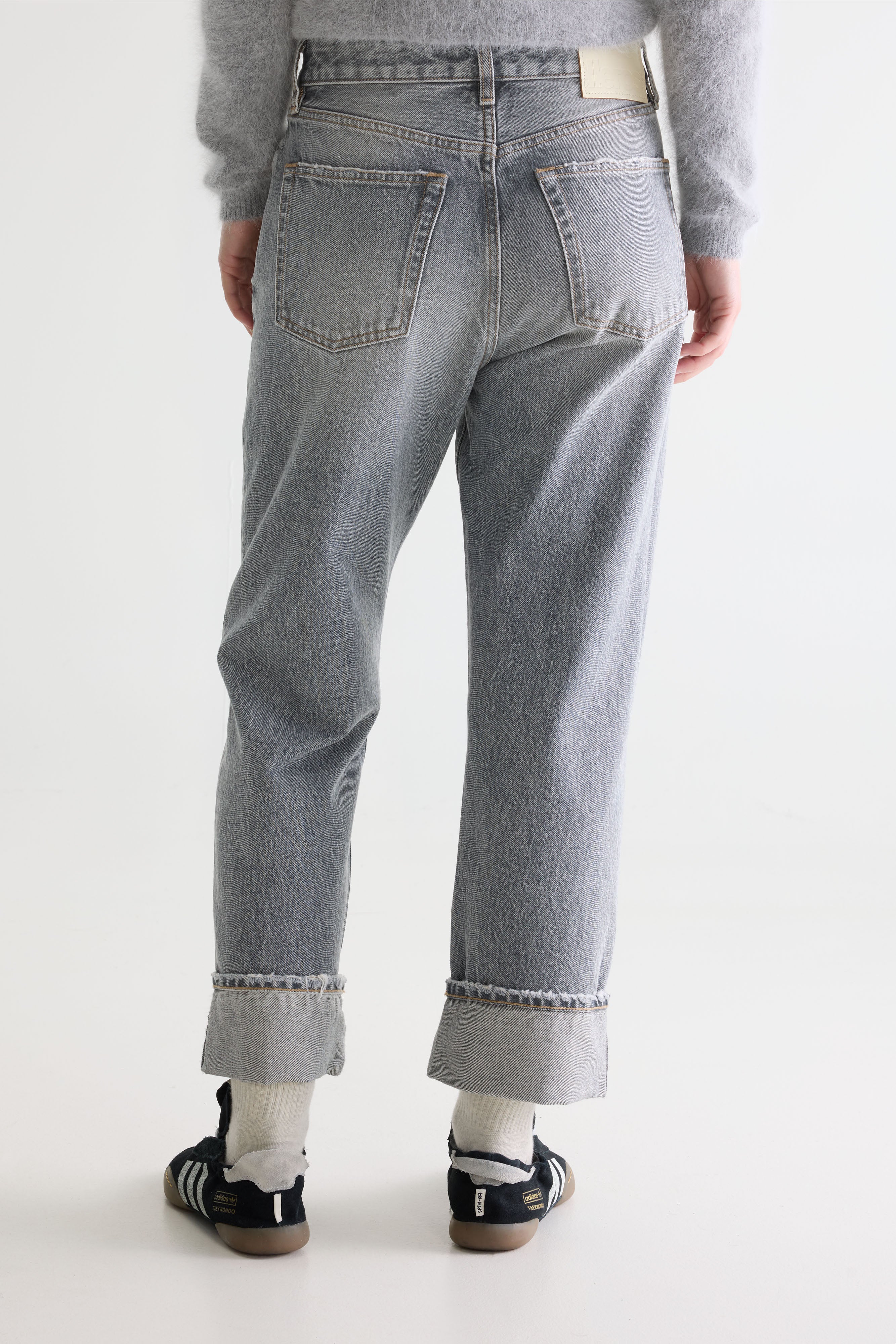 Denim N. 46 wijde jeans (261 / W / USED GREY)