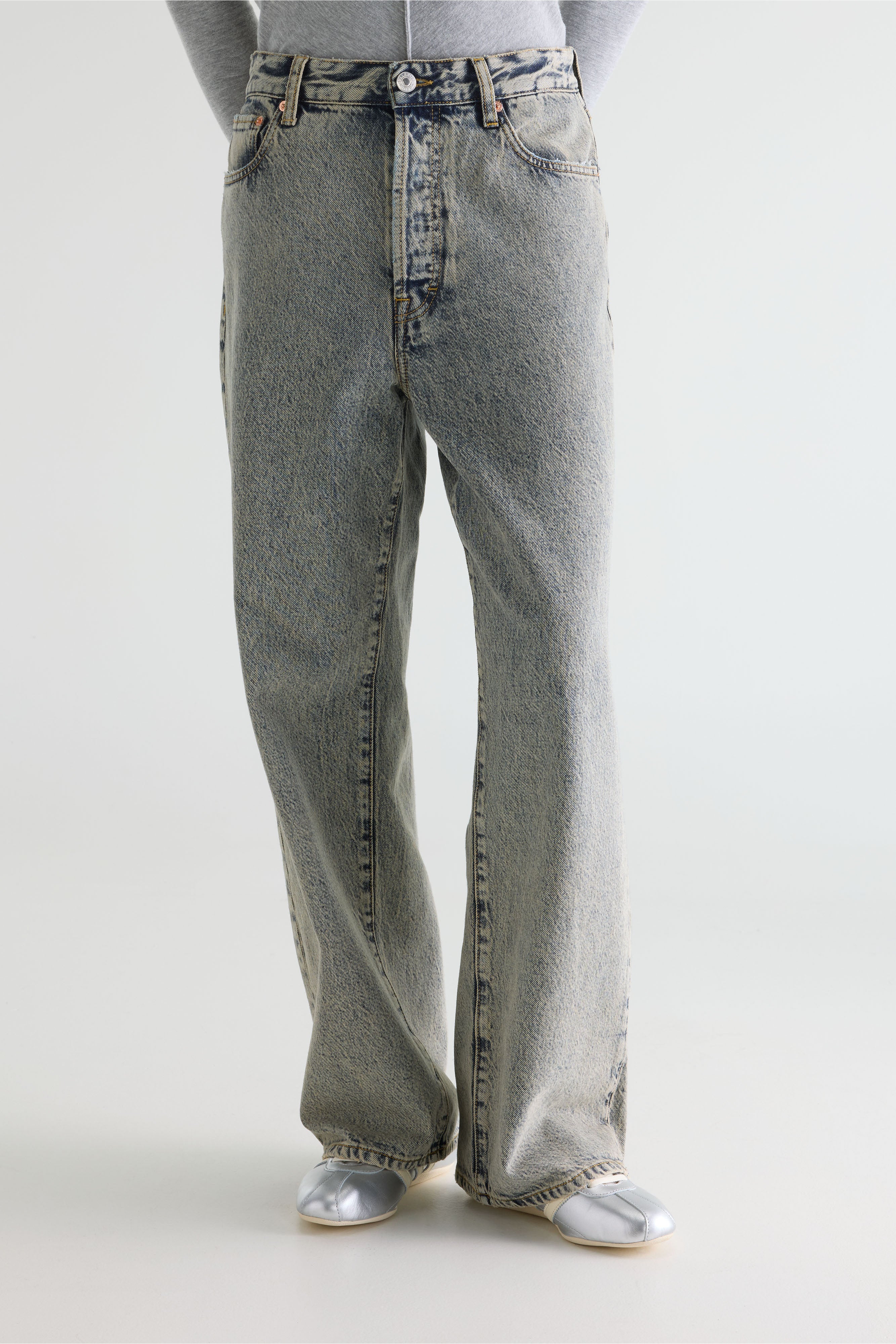 Denim N. 66 Loose Jeans - Dirty blue For Women | Bellerose