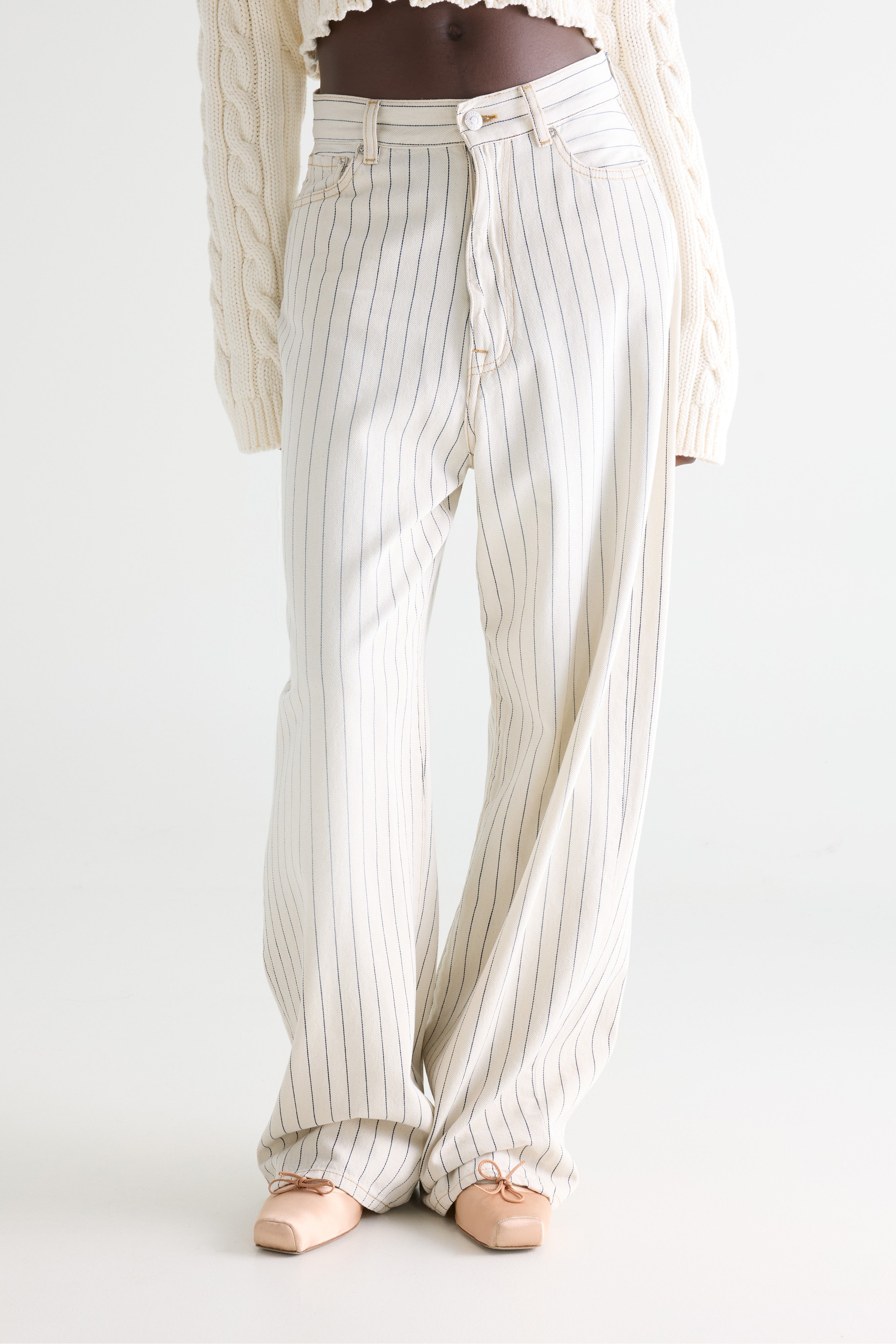 Denim N. 68 Baggy Jeans - Stripe a For Women | Bellerose