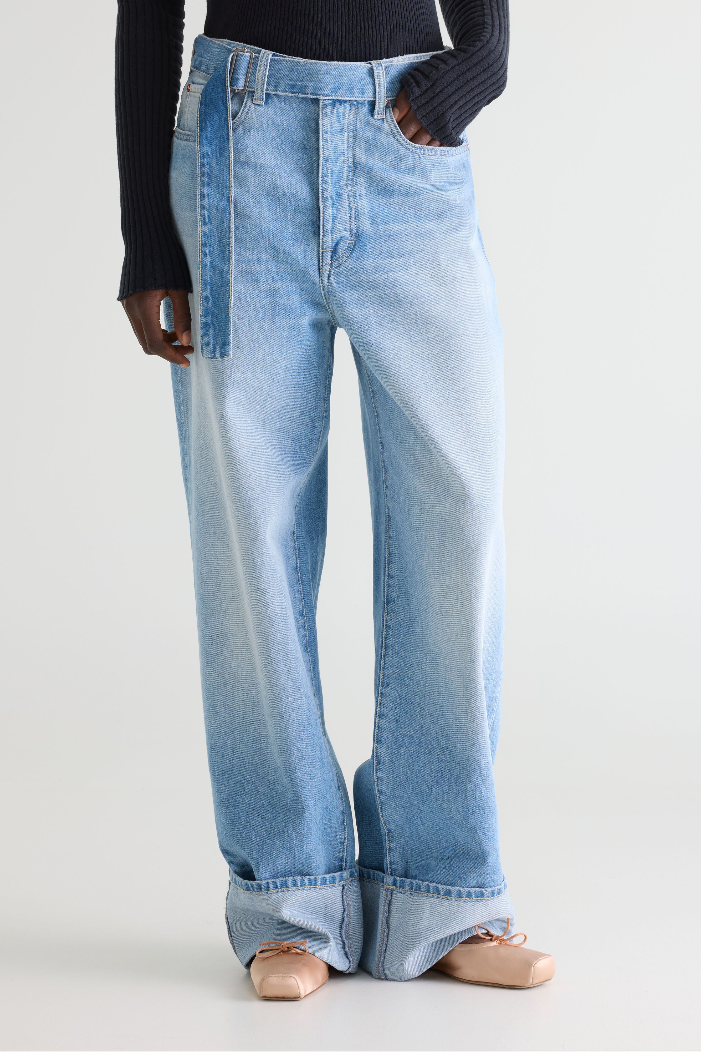 Denim N. 67 Loose Jeans - Used lt blue For Women | Bellerose