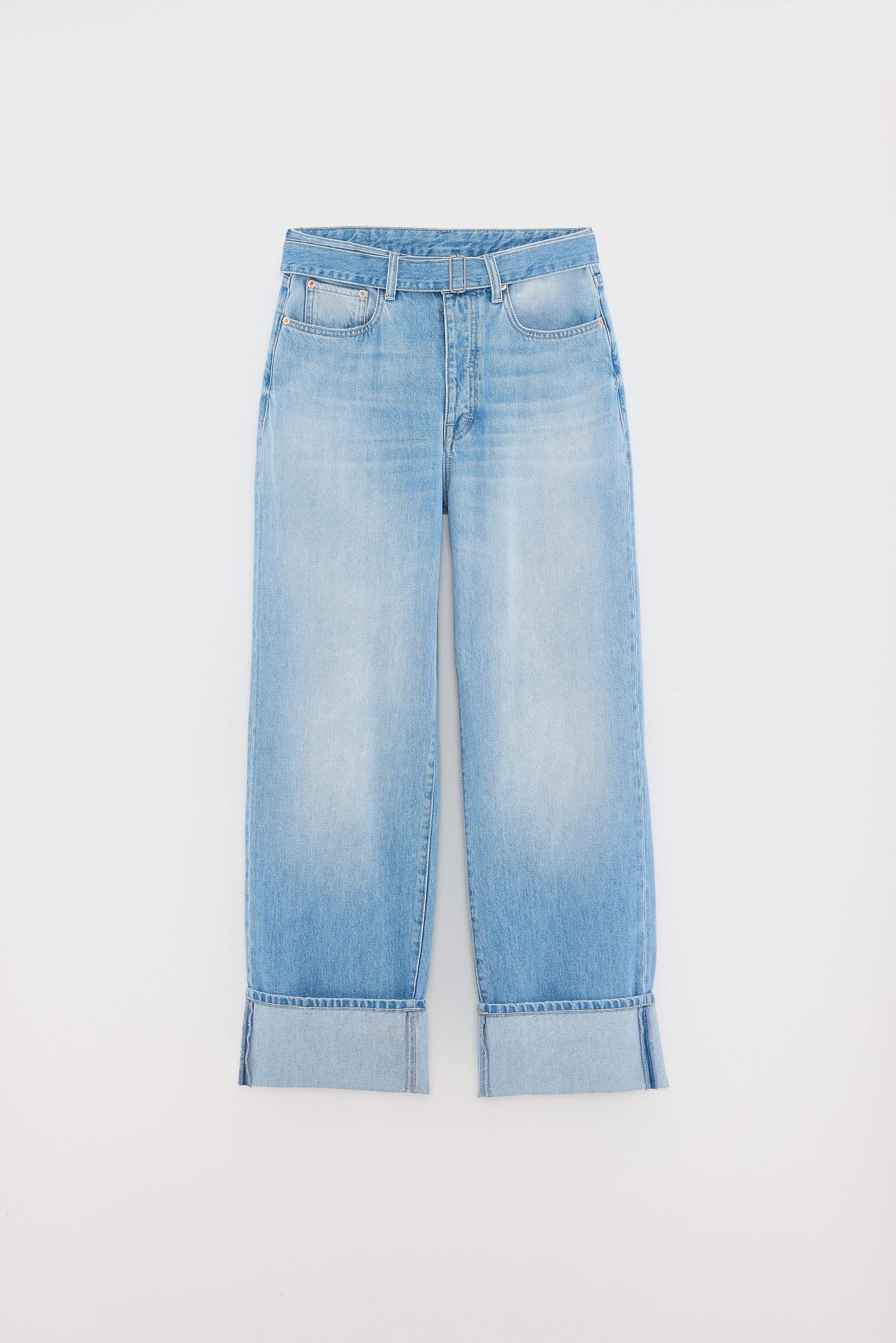 Denim N. 67 losse jeans (261 / W / USED LT BLUE)