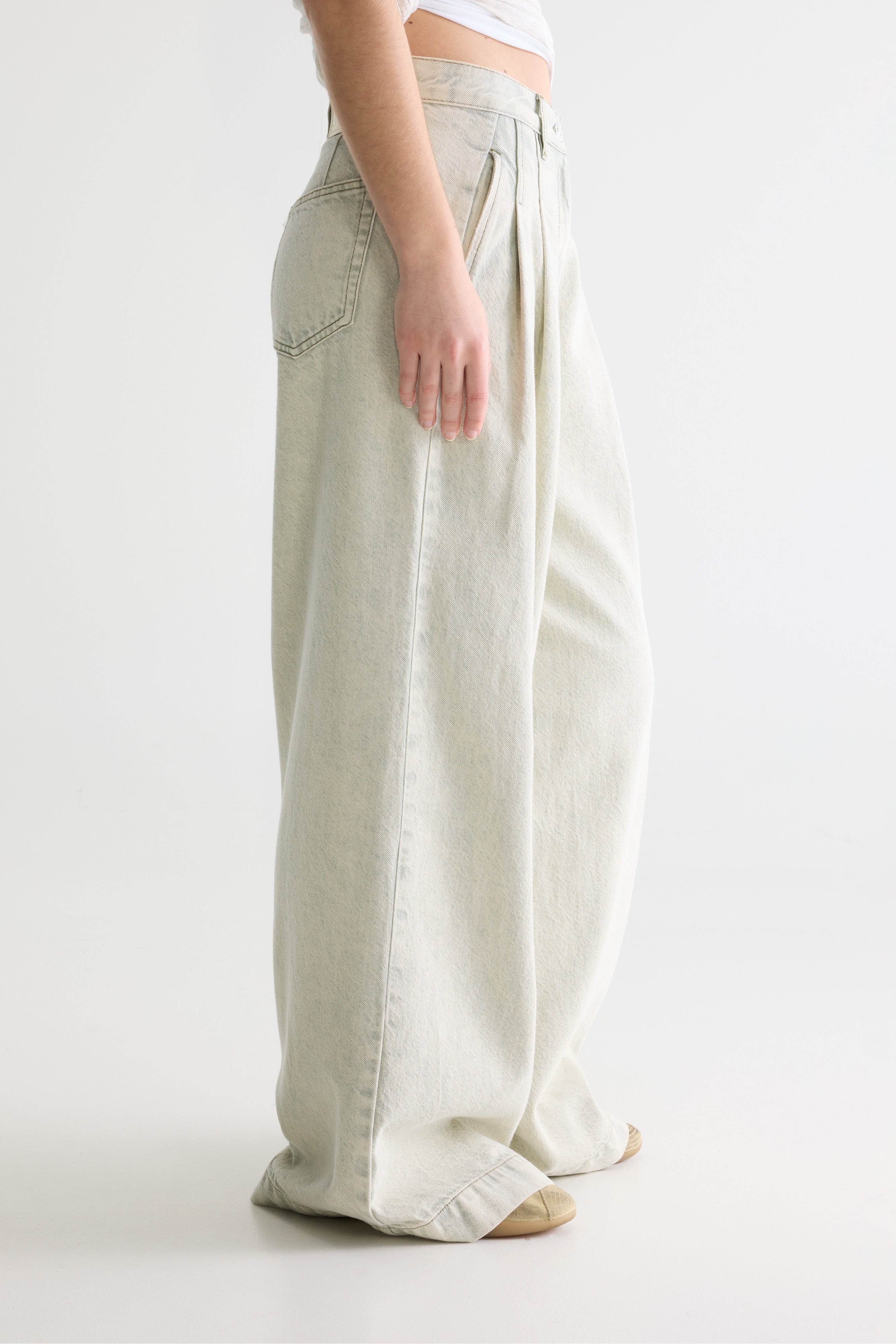 Denim N. 74 super-wide jeans (261 / W / JADEITE)