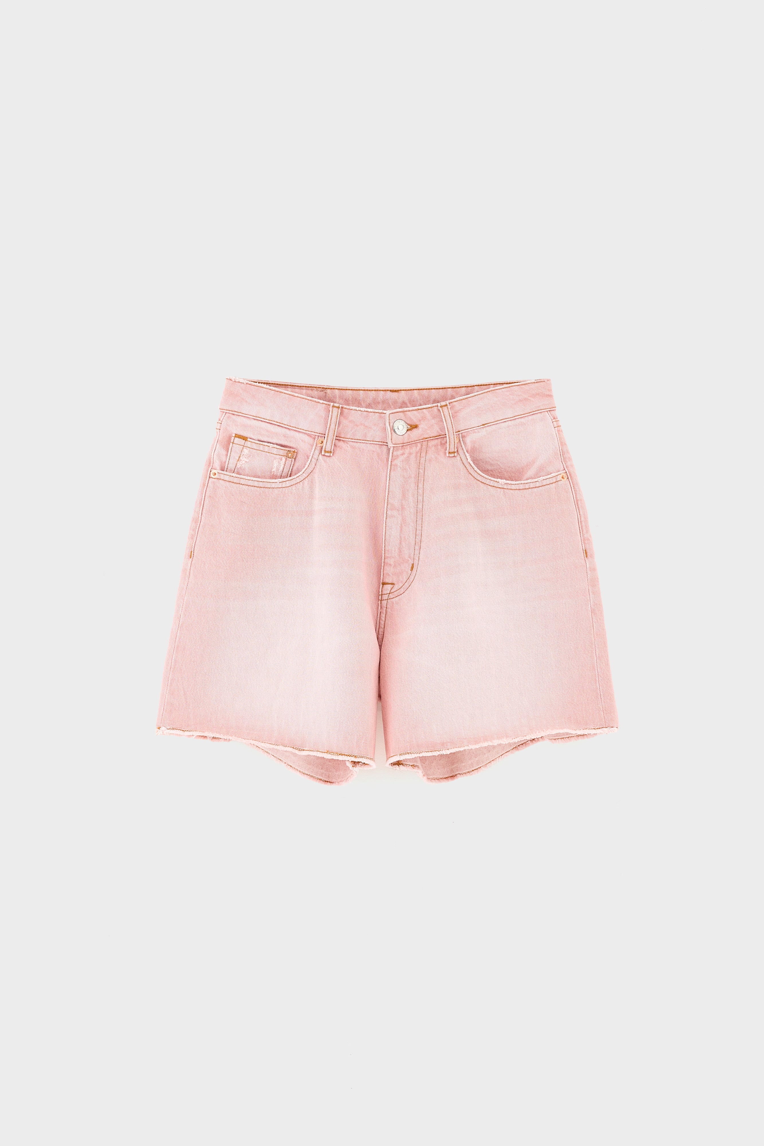 Pactol wide denim shorts (261 / W / PINK SNOW)