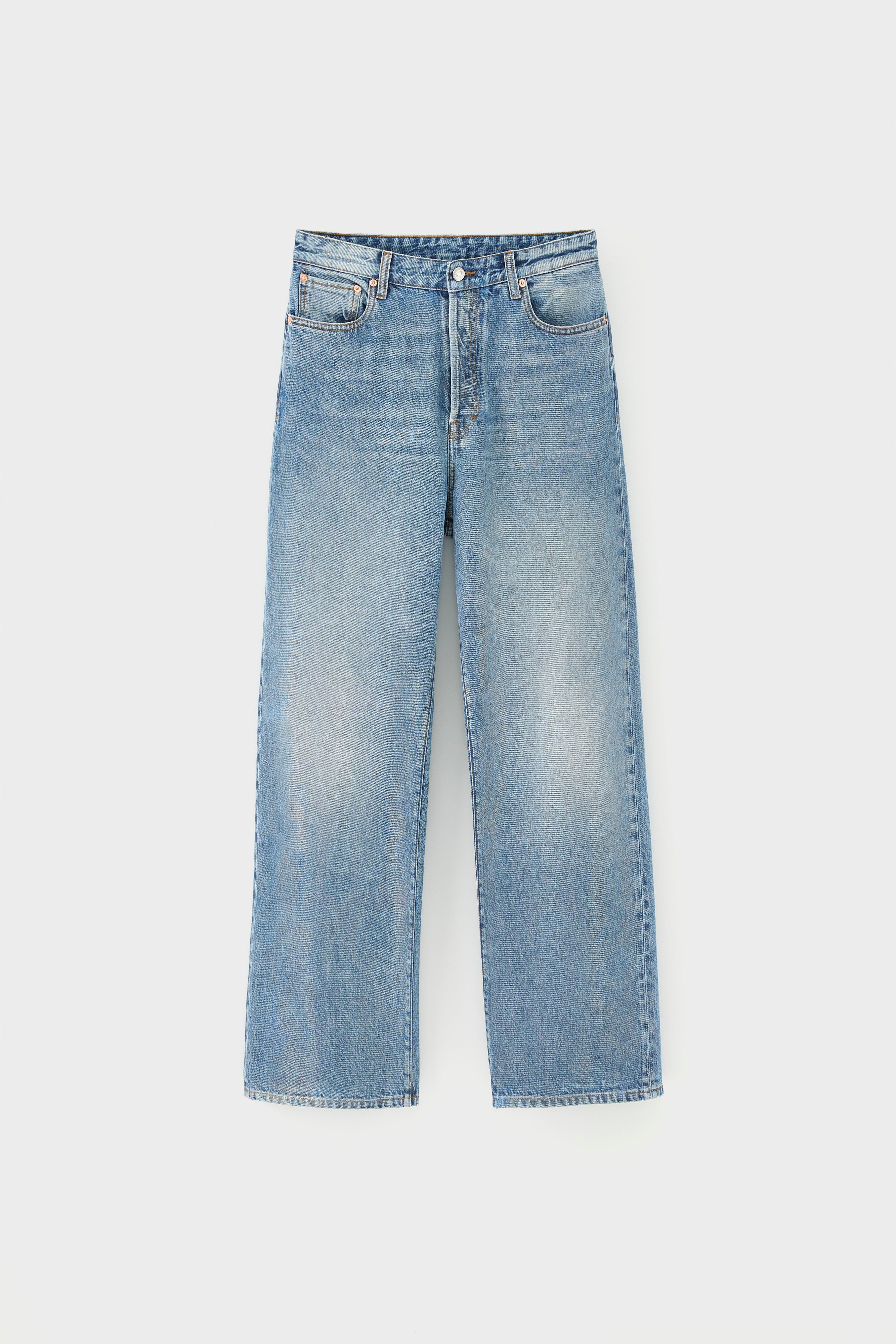 Denim N. 66 losse jeans (261 / W / USED OPALE BLUE)