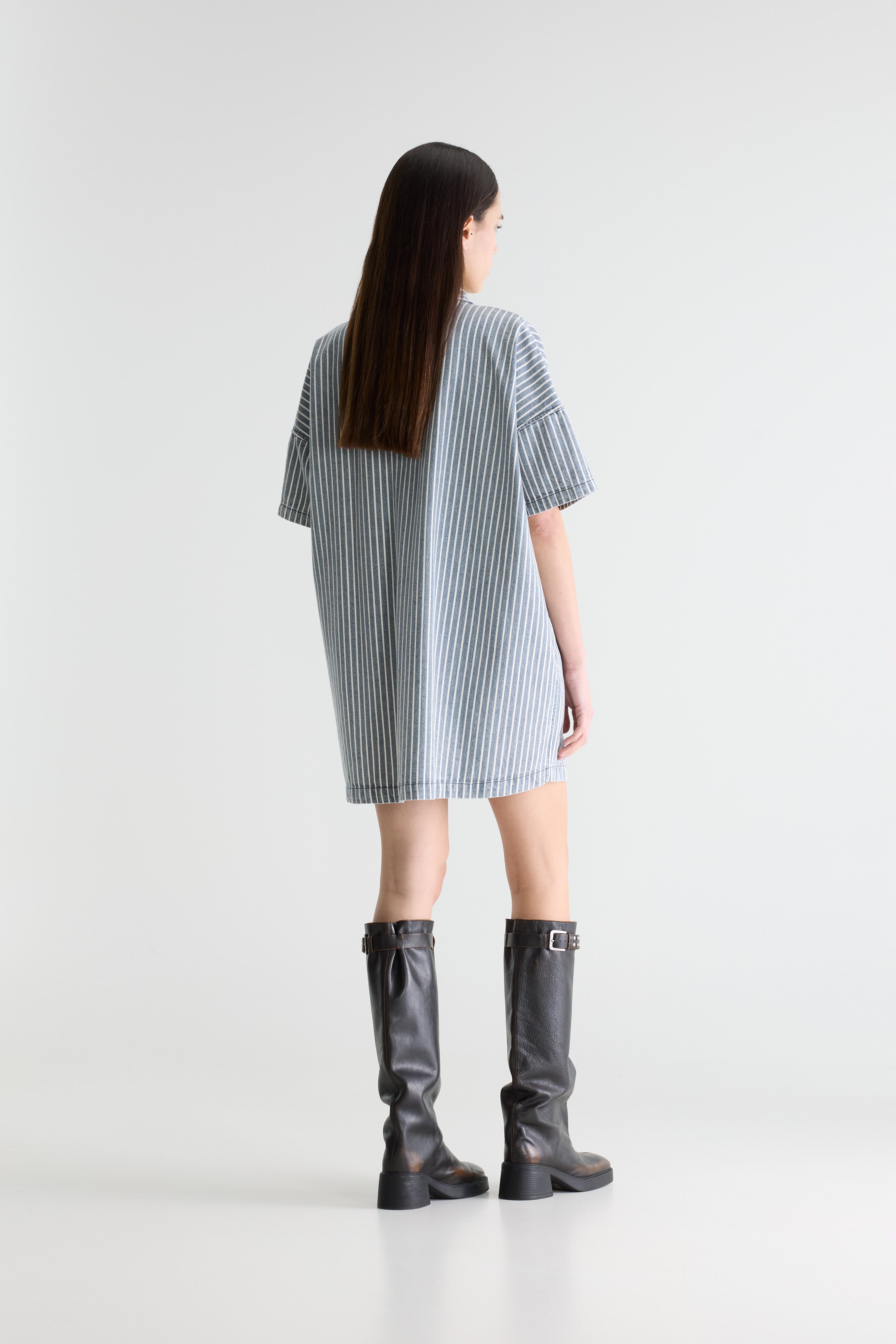 Pax denim dress (261 / W / STRIPE A)