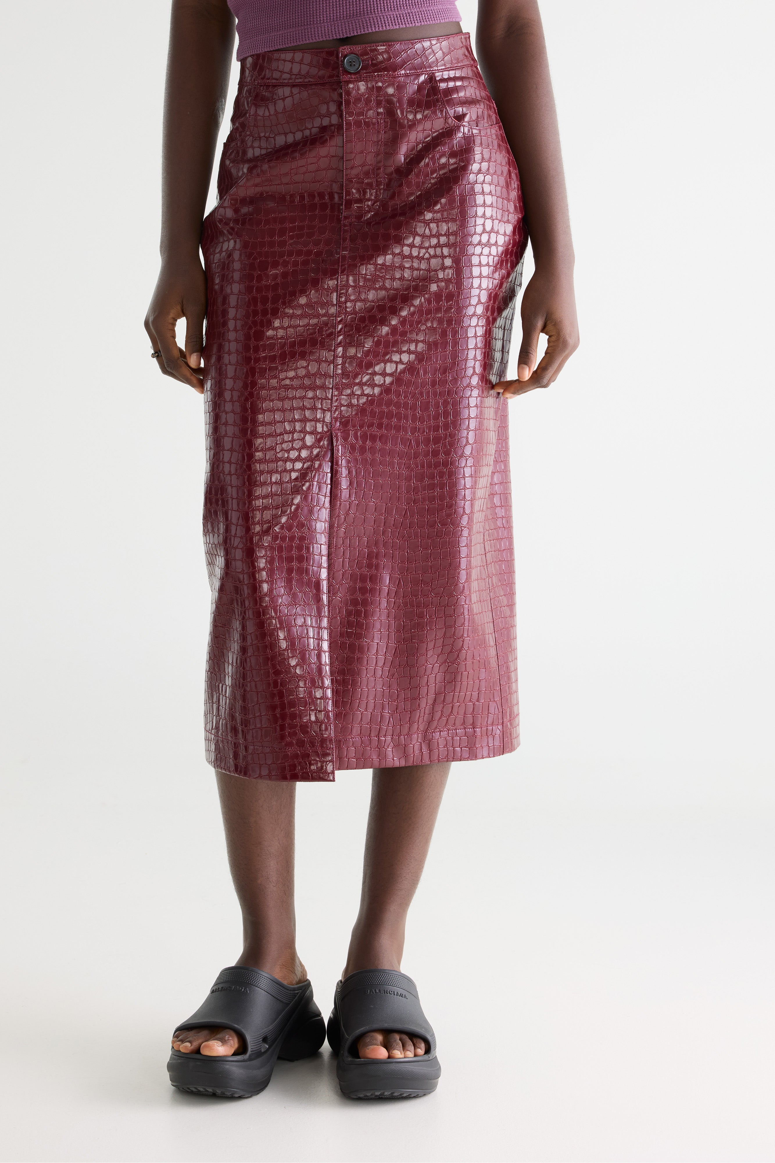 Halina Midi Skirt - Dried tomato For Women | Bellerose