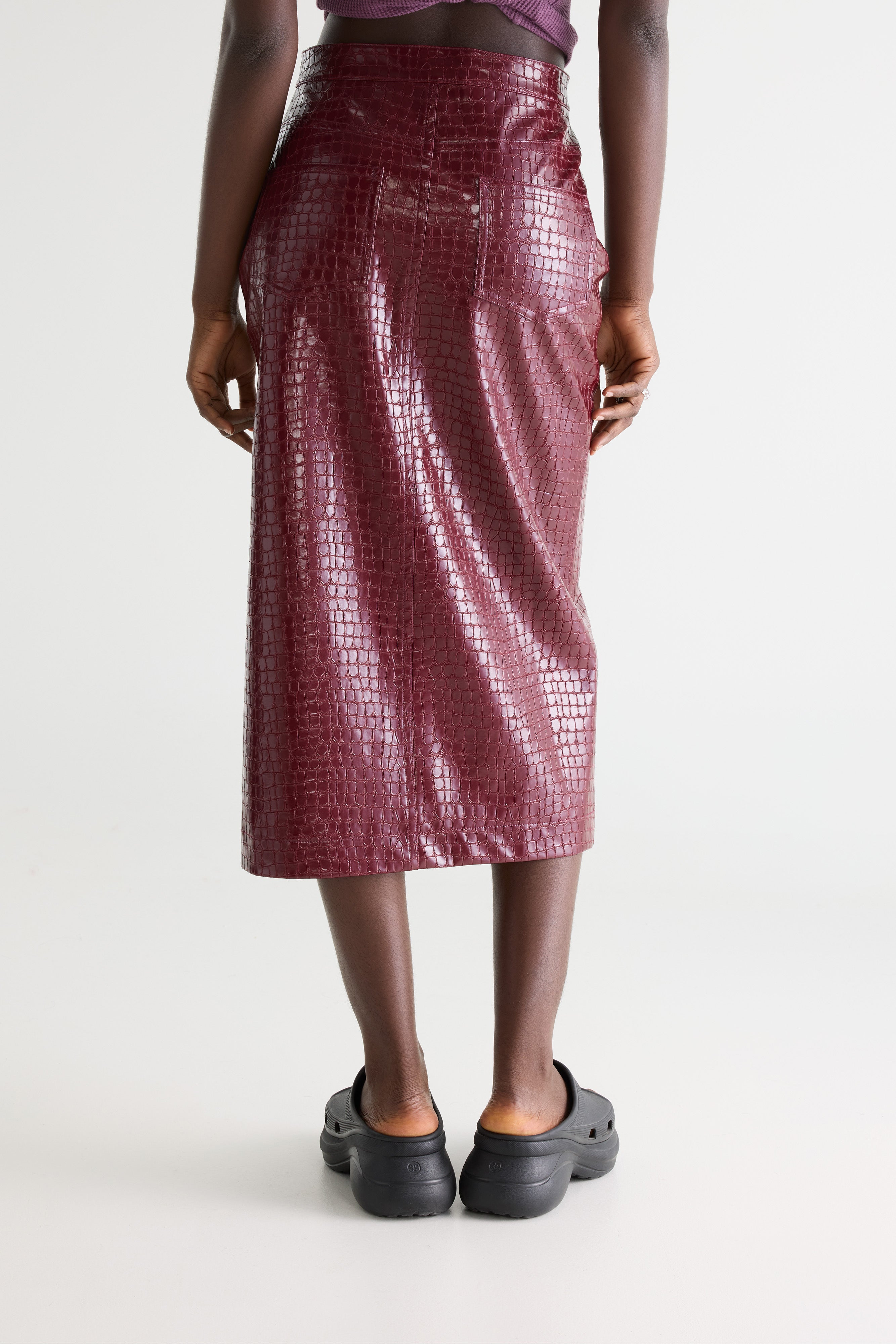 Halina midi skirt (261 / W / DRIED TOMATO)