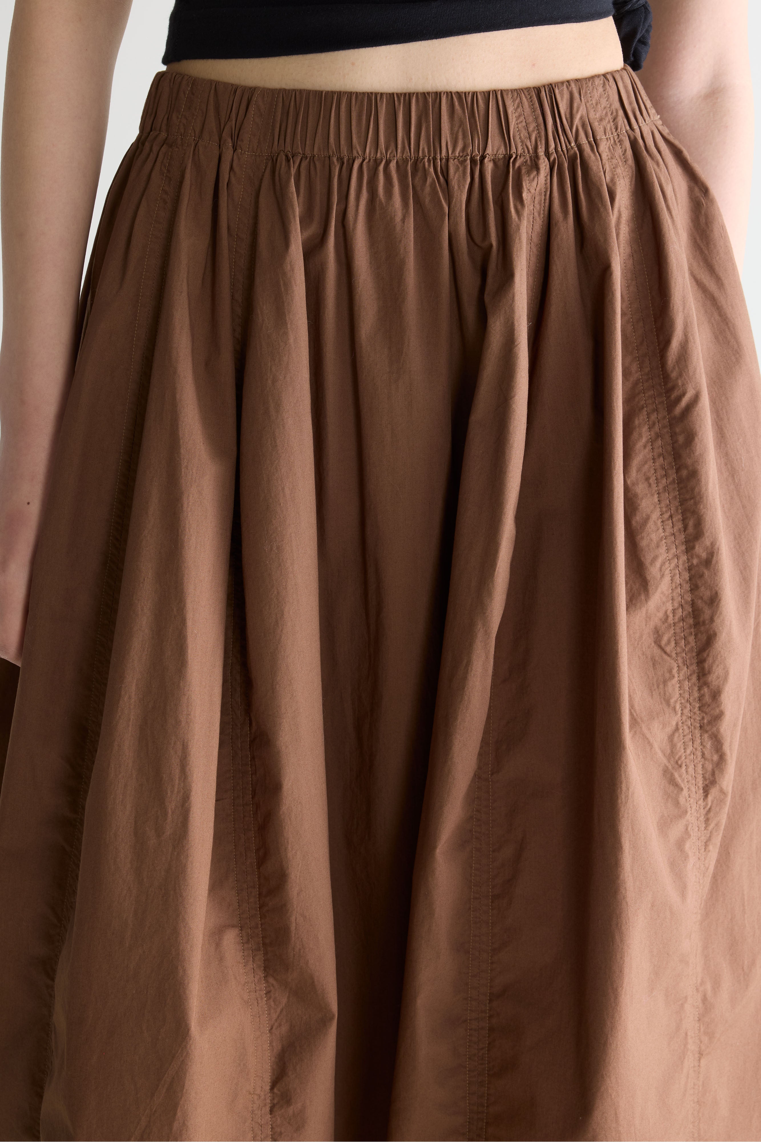 Cinley midi skirt (261 / W / CHOCOLATE)