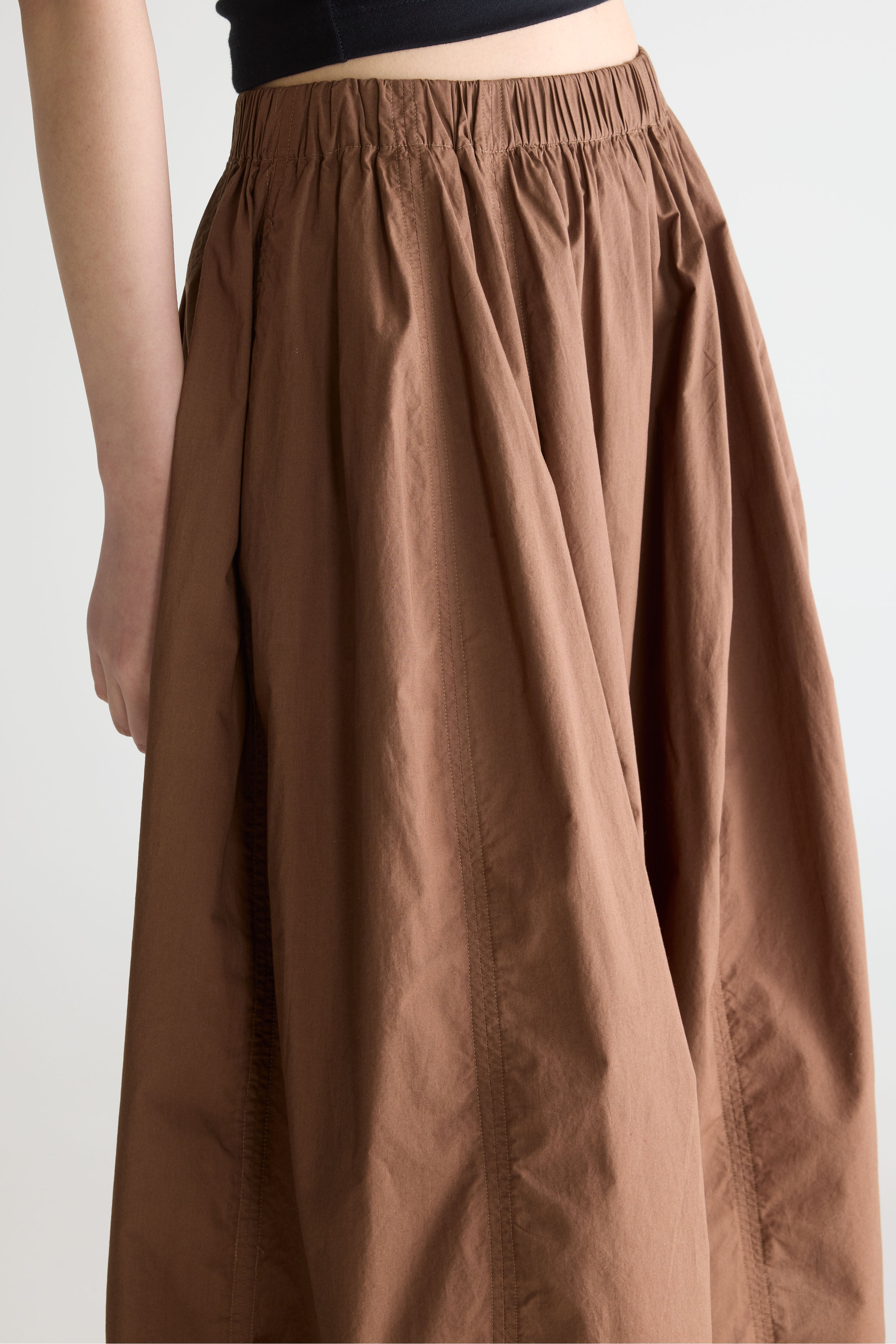 Cinley midi skirt (261 / W / CHOCOLATE)