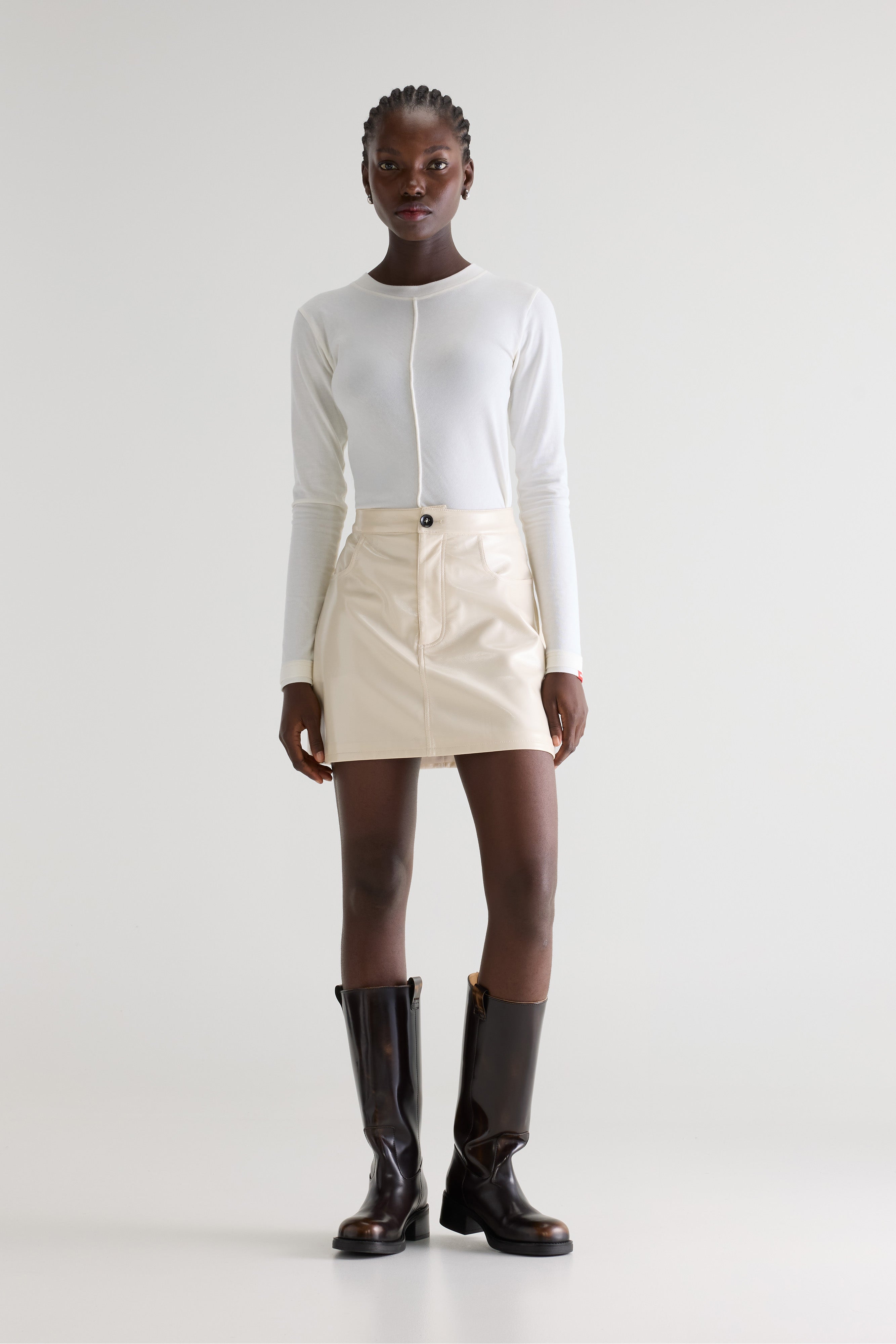 Sour Mini Skirt - Cream For Women | Bellerose