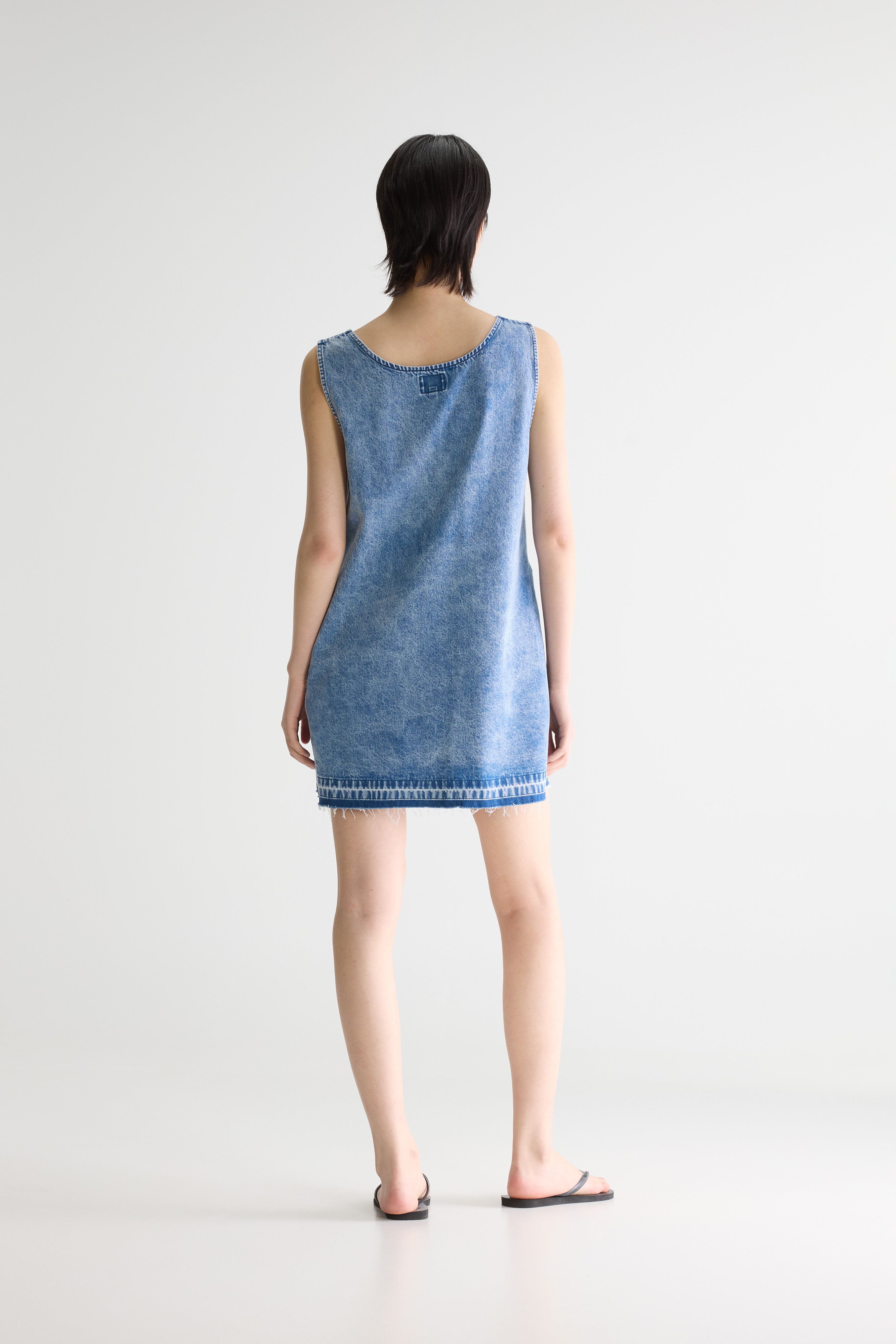 Mini-robe En Denim Junie - Blue / Vintage stone wash Pour Femme | Bellerose