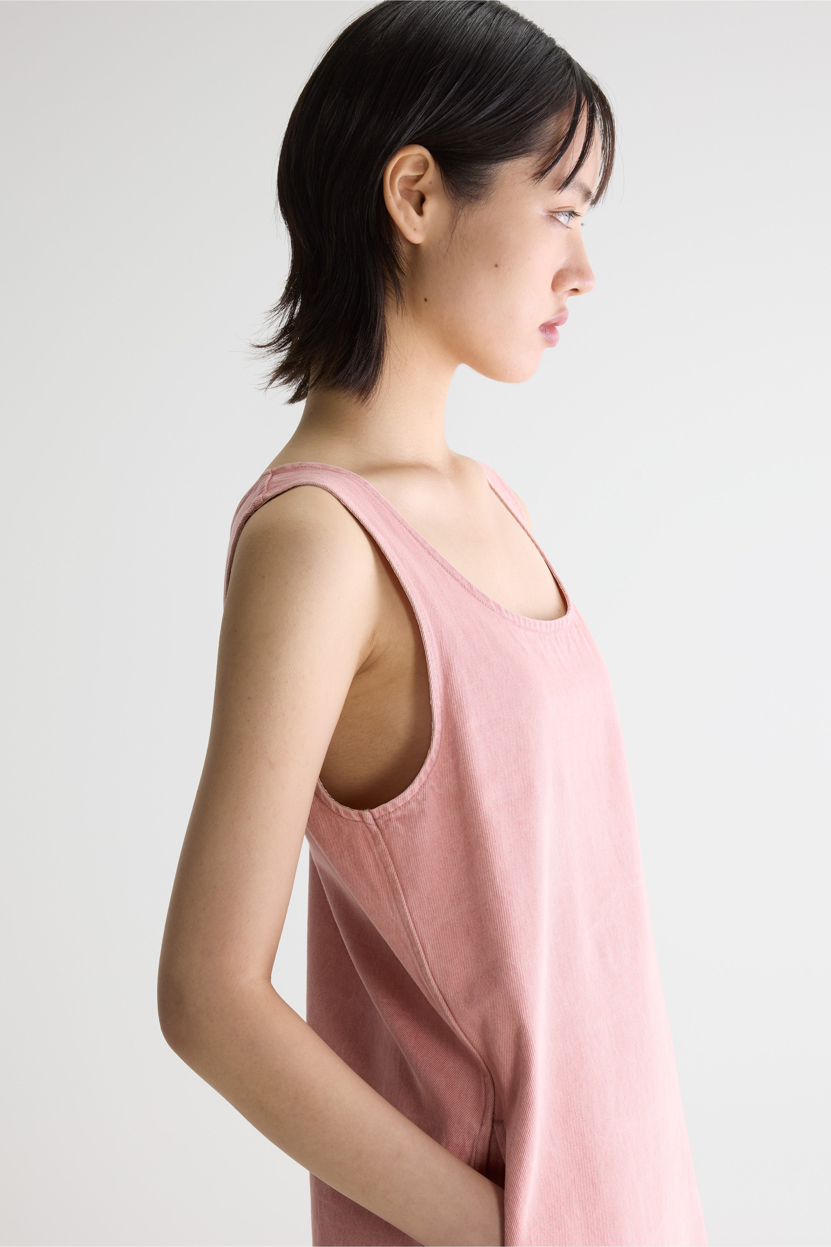 Mini-robe en denim Junie (261 / W / VNTG STONE WASH)