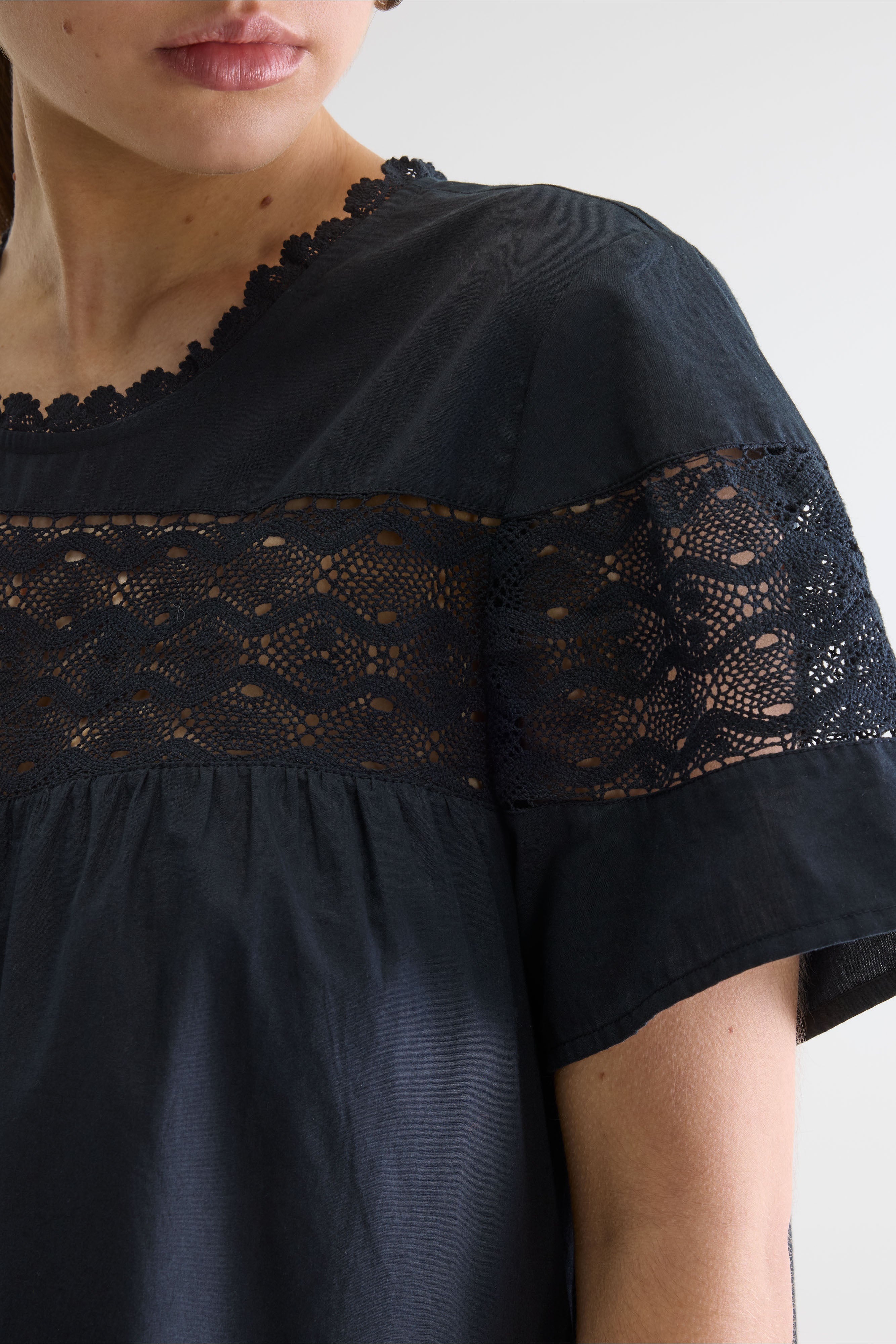 Delhi babydoll jurk (261 / W / METEORITE)