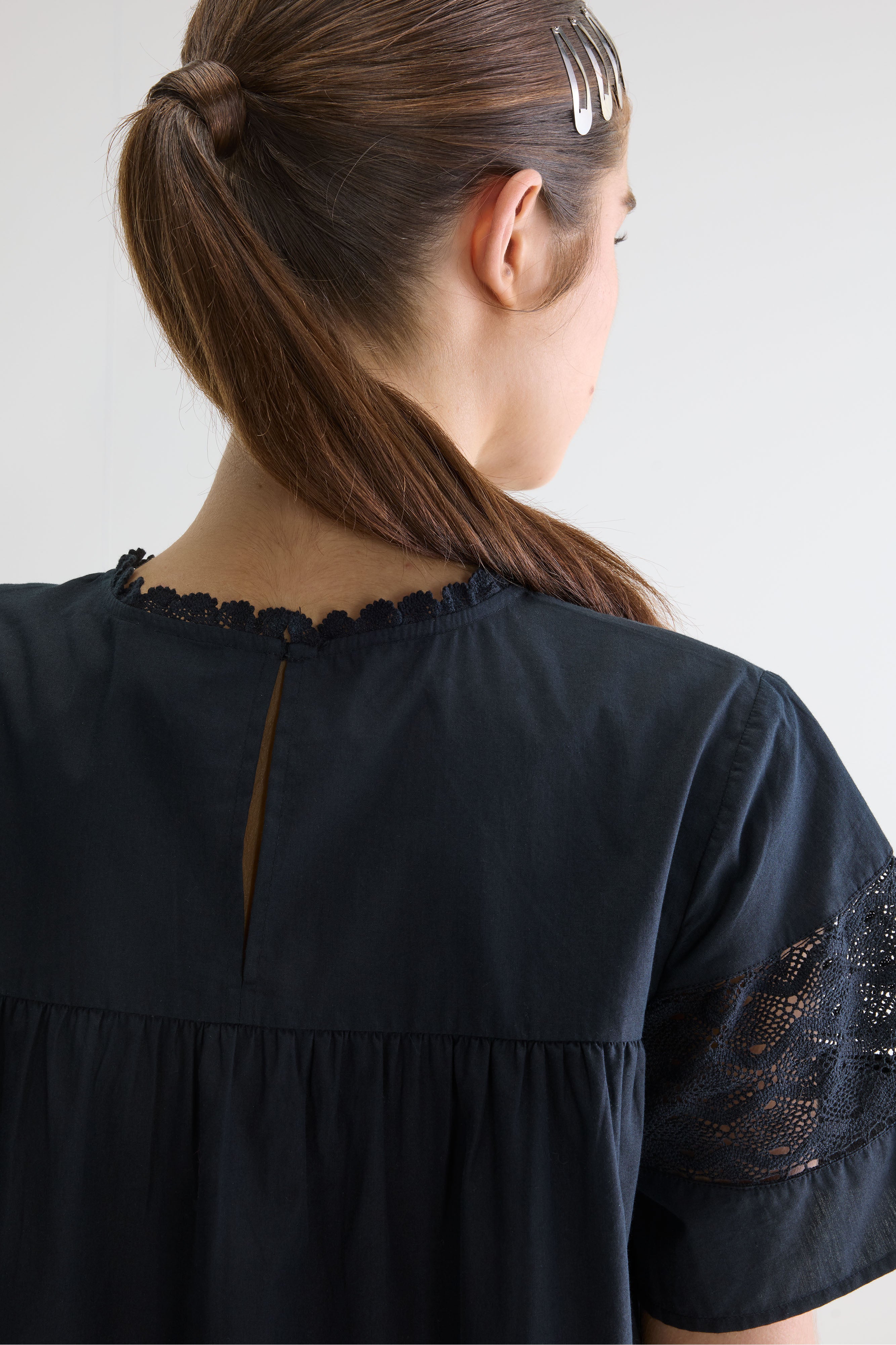 Delhi babydoll jurk (261 / W / METEORITE)