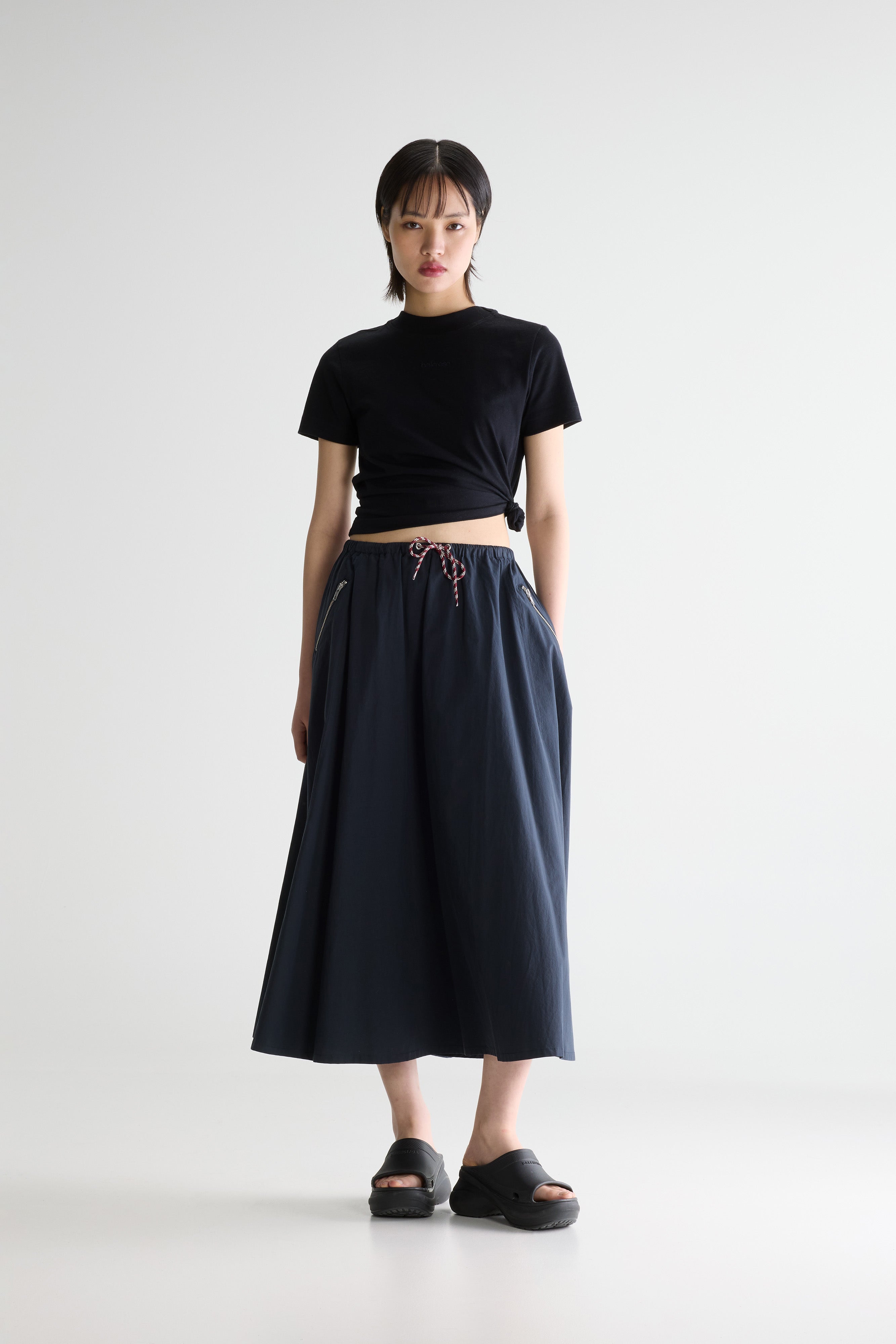 Harlin Relaxed Midi Skirt - Captain For Women | Bellerose