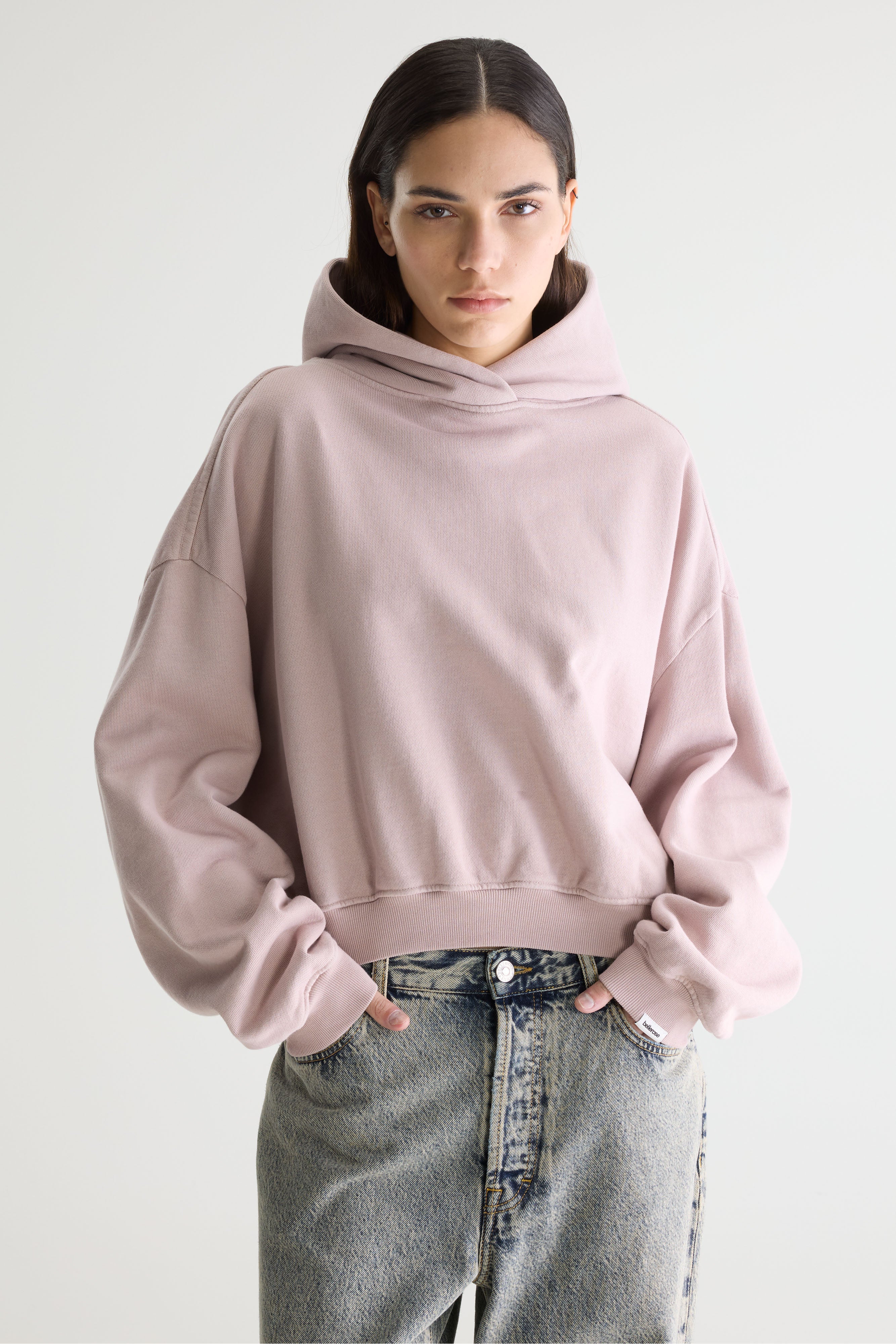 Fliss Hooded Sweatshirt - Cloud For Women | Bellerose