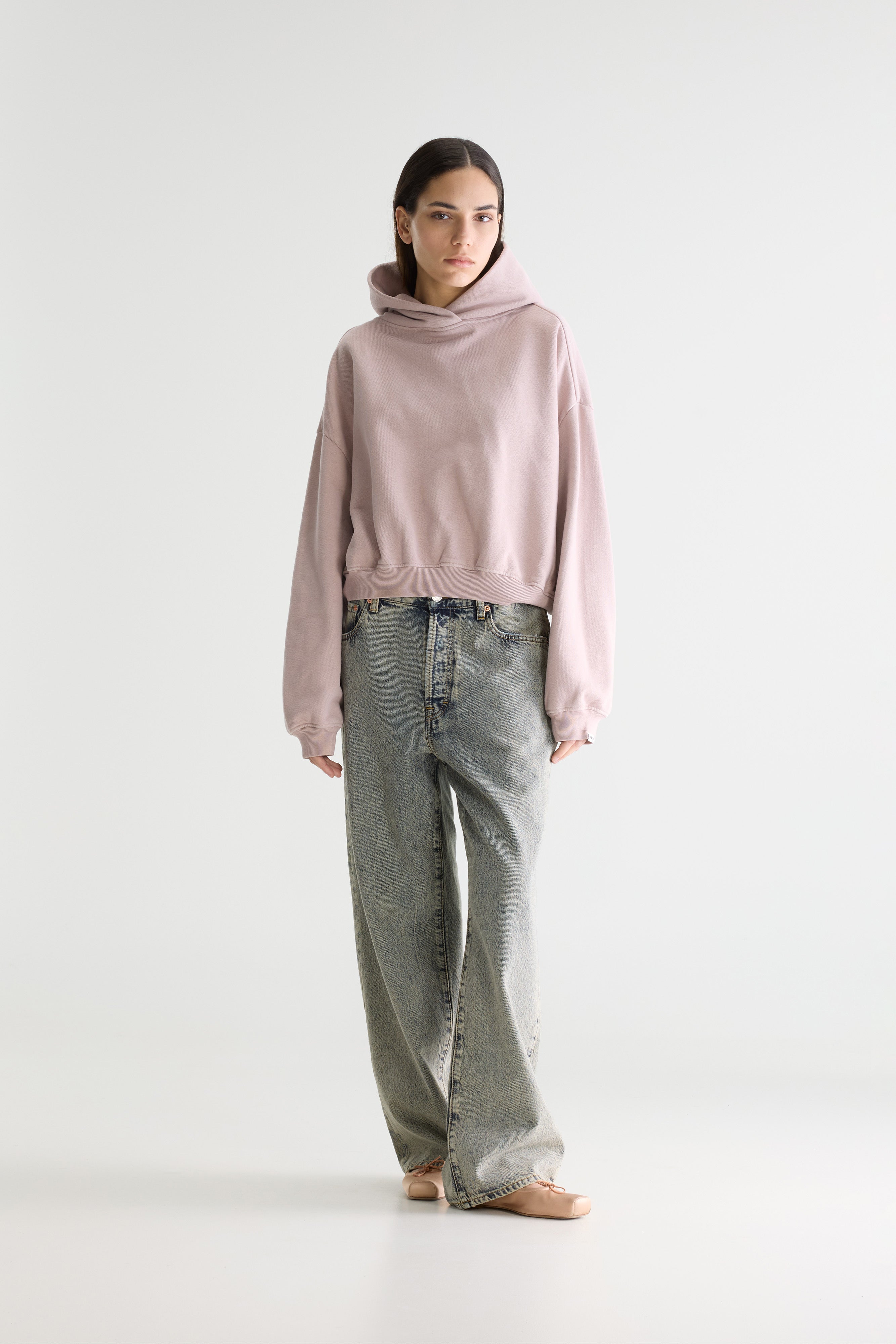 Fliss Hooded Sweatshirt - Cloud For Women | Bellerose