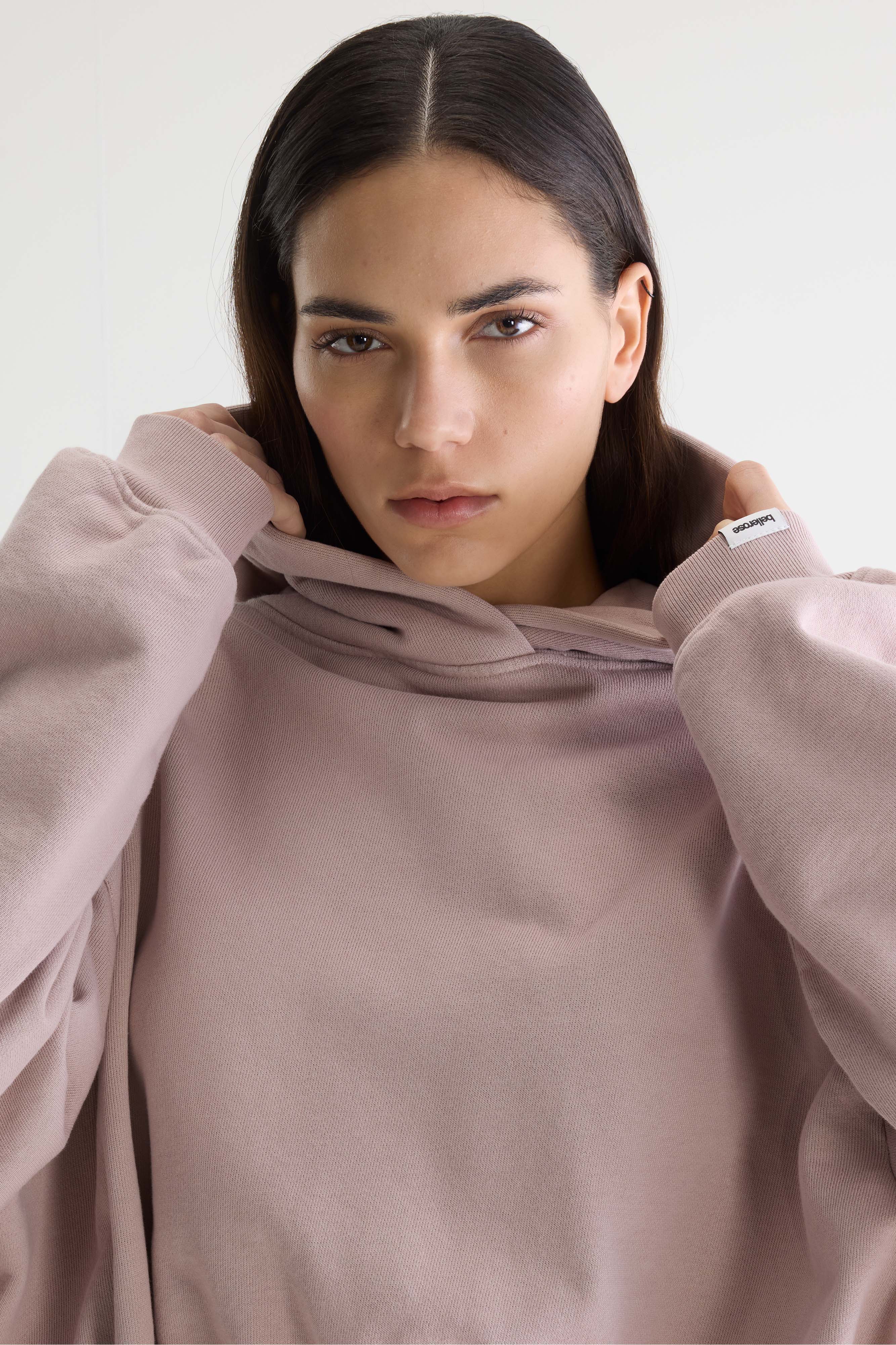 Fliss Hooded Sweatshirt - Cloud For Women | Bellerose