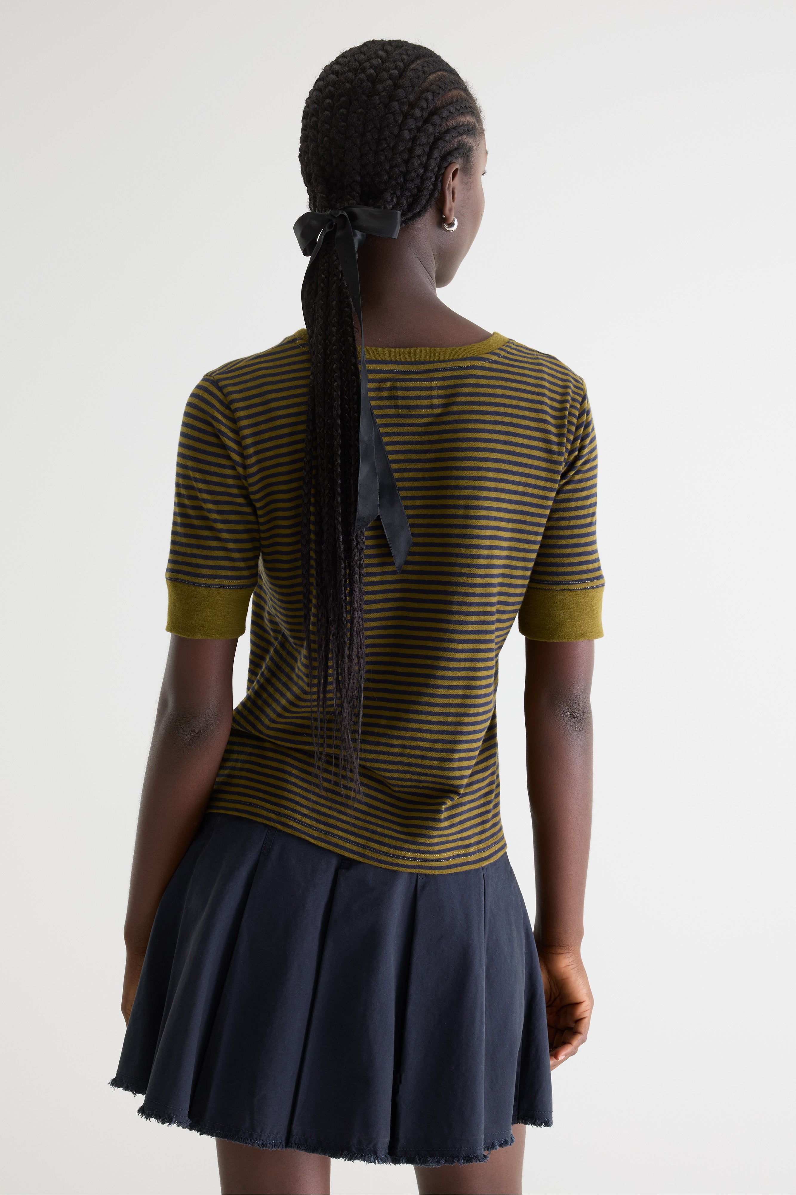 Cias slim striped t-shirt (261 / W / STRIPE B)