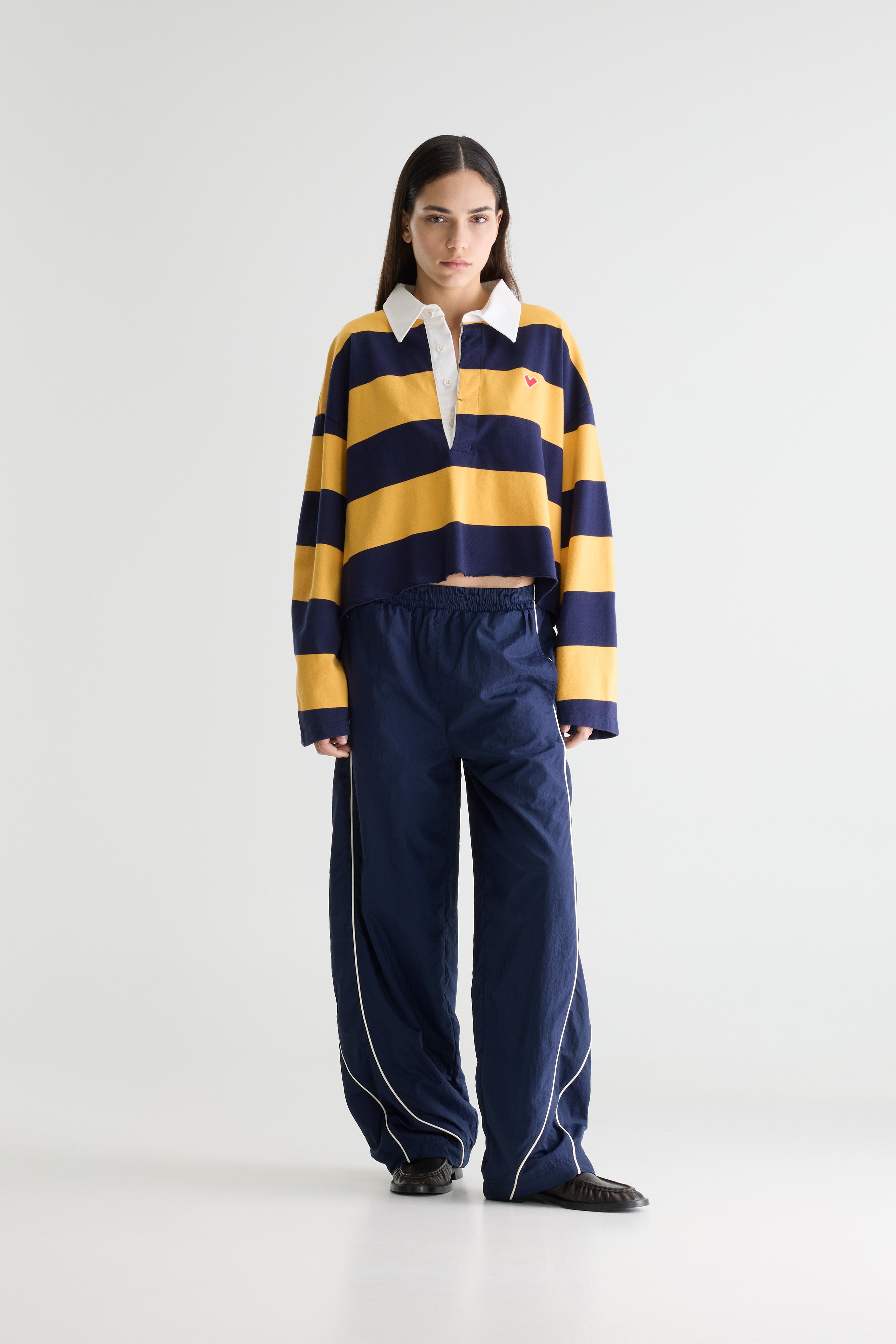 Felito Striped Polo - Captain / Yellow For Women | Bellerose
