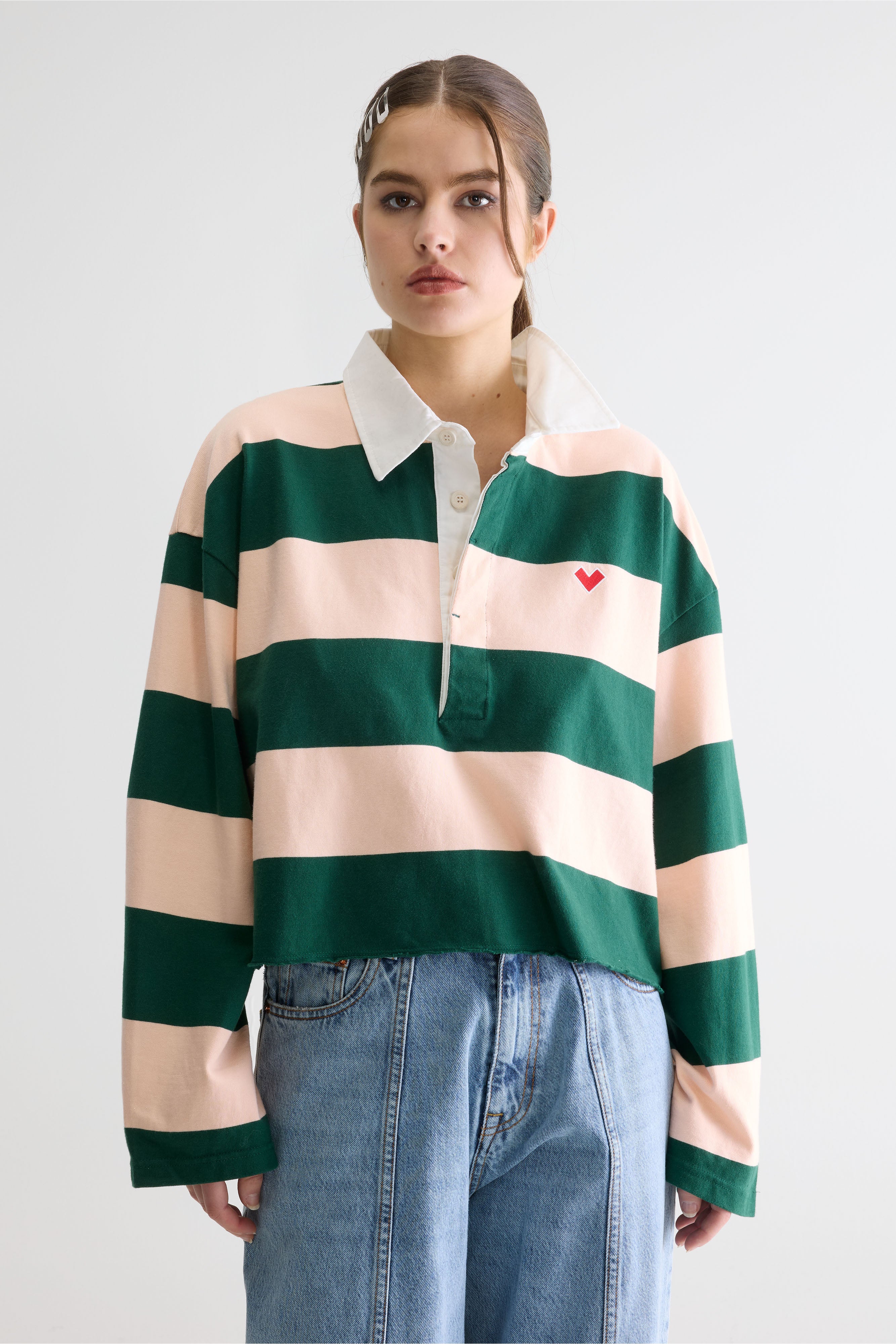 Felito Striped Polo - Babe / Bottle For Women | Bellerose