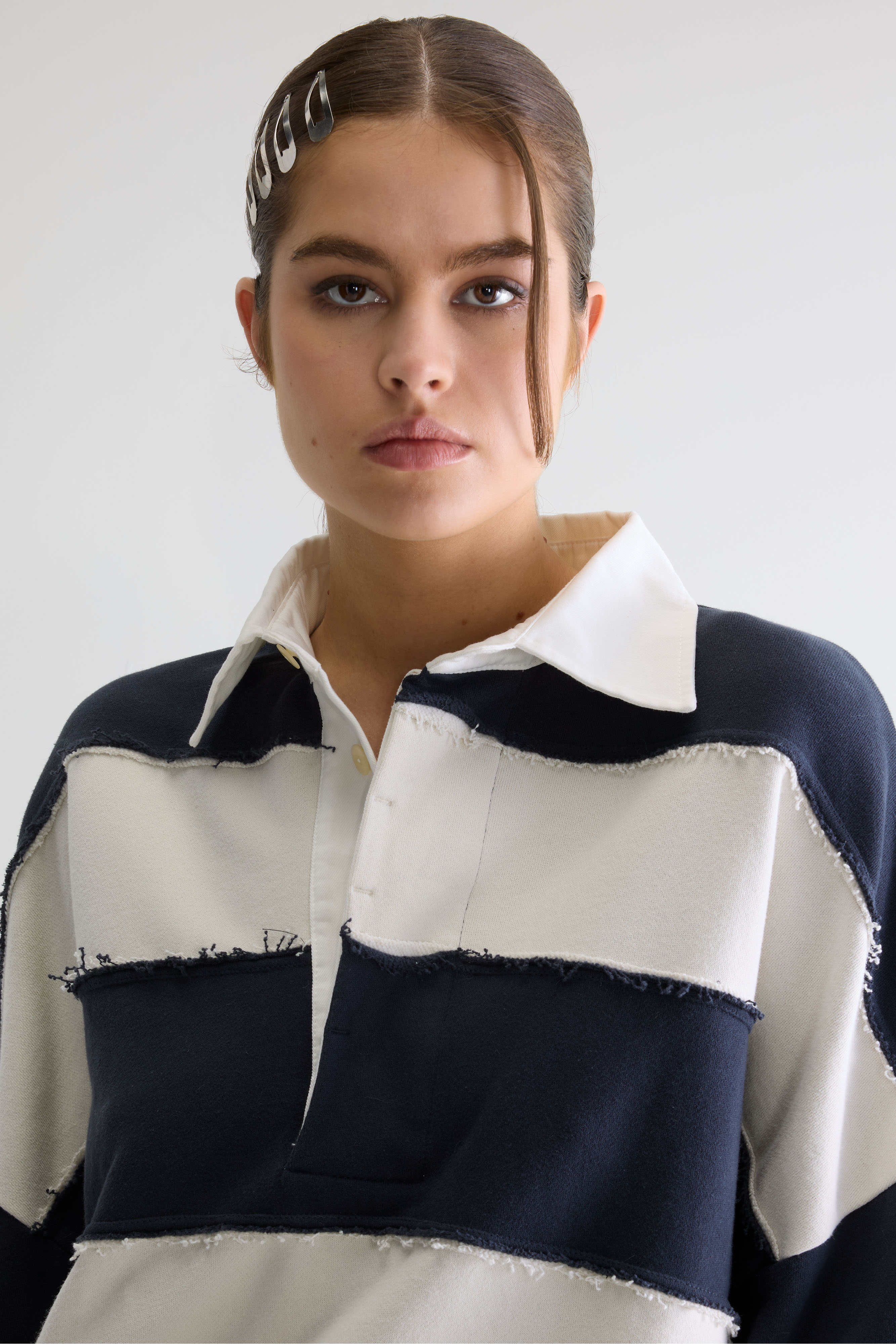 Furen striped rugby sweatshirt (261 / W / COMBO A)