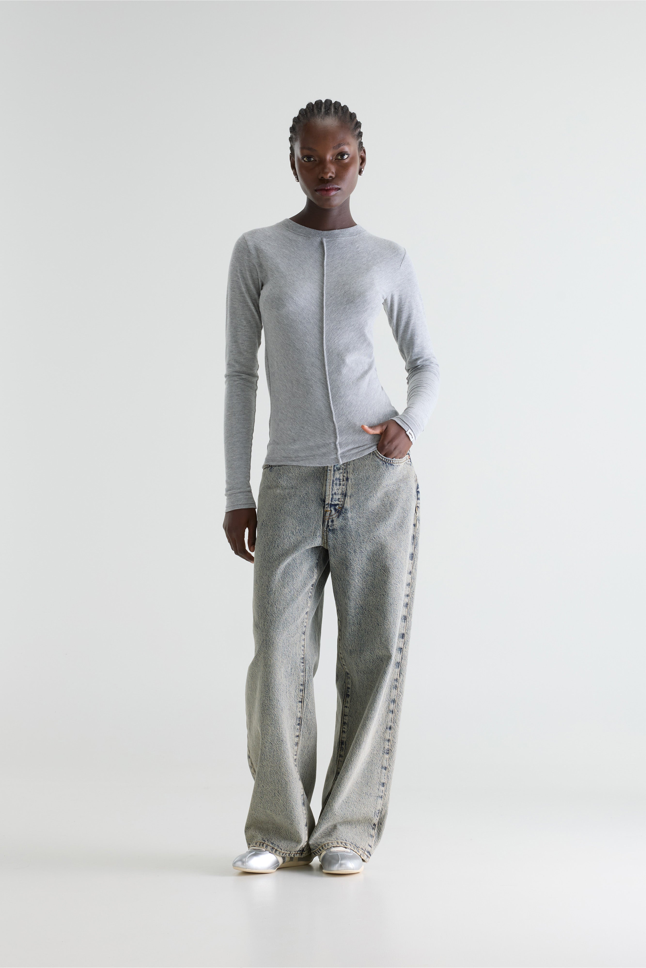 Mendy Long-sleeve T-shirt - H. grey For Women | Bellerose